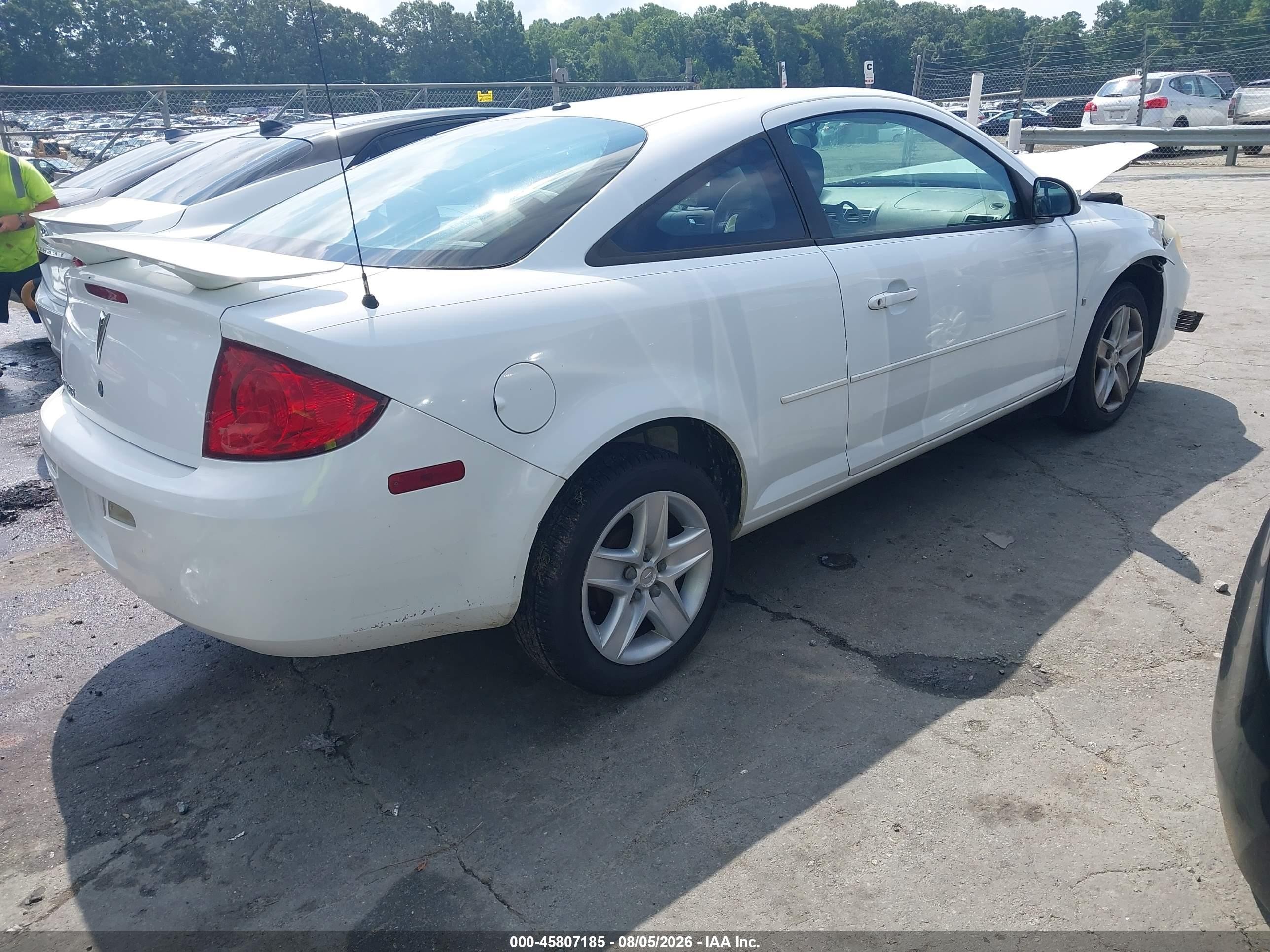 2007 Pontiac G5 Yellow vin: 1G2AL15F277227808