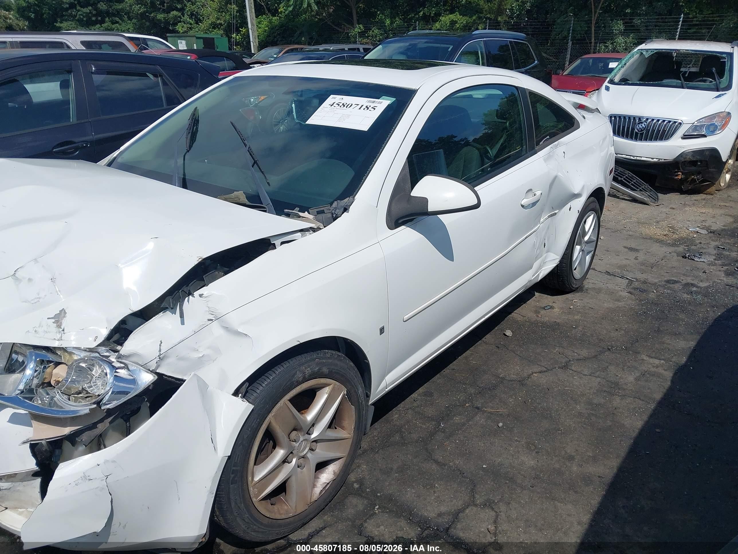 2007 Pontiac G5 Yellow vin: 1G2AL15F277227808