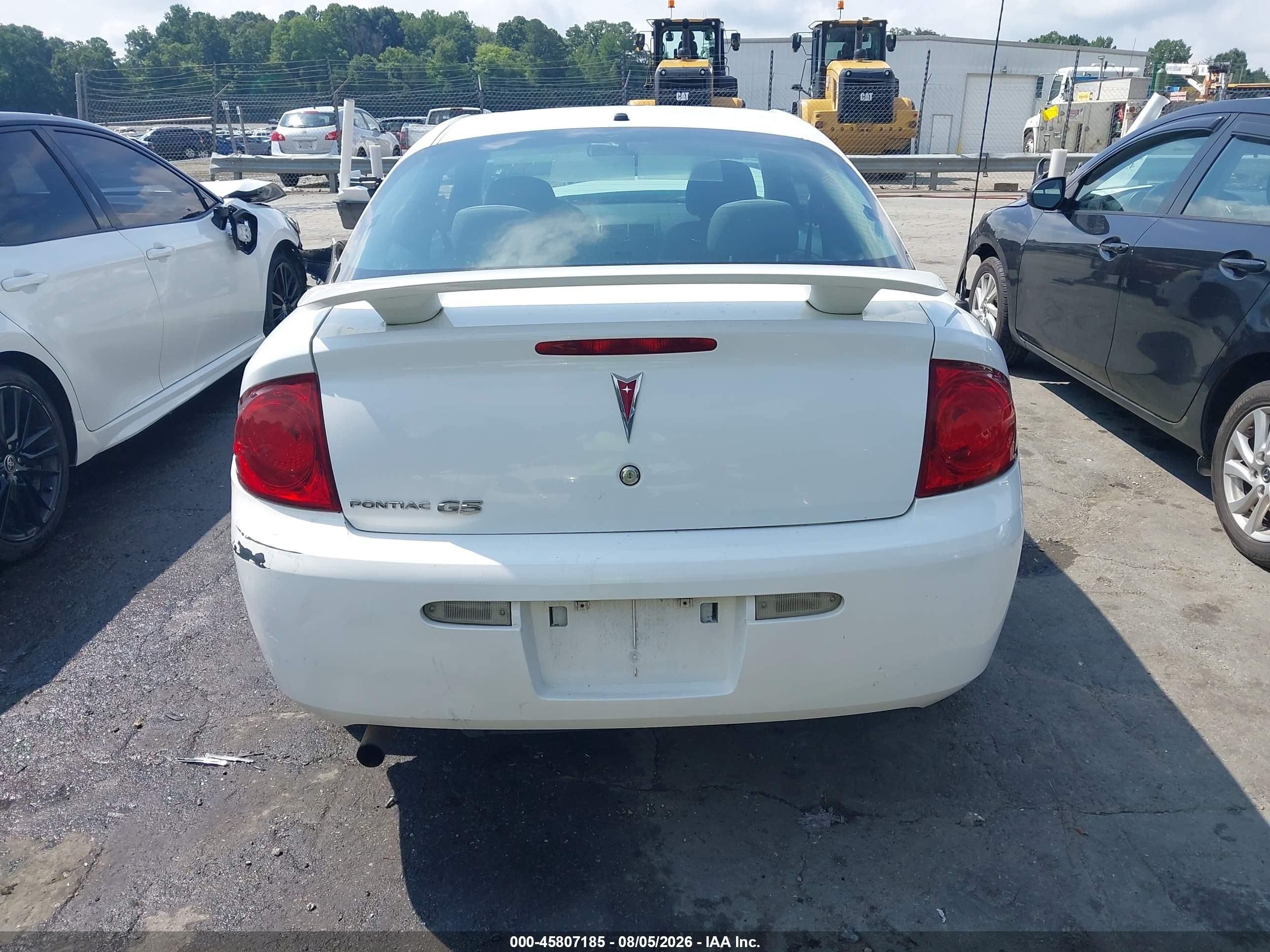 2007 Pontiac G5 Yellow vin: 1G2AL15F277227808