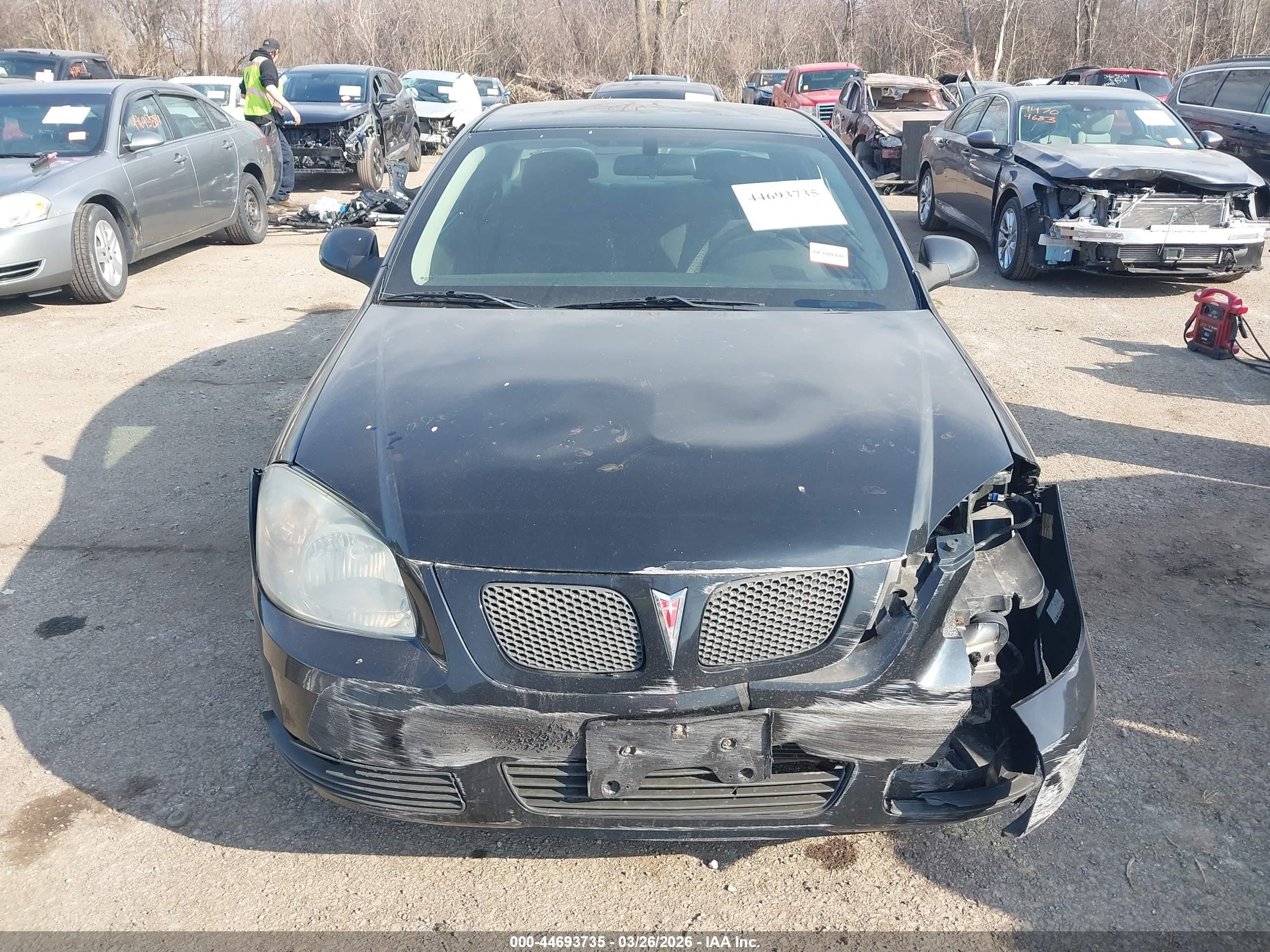 2007 Pontiac G5   Черный vin: 1G2AL15F277281335