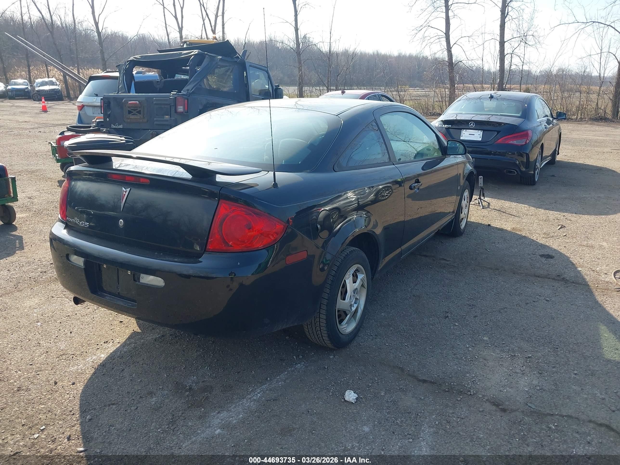 2007 Pontiac G5   Черный vin: 1G2AL15F277281335