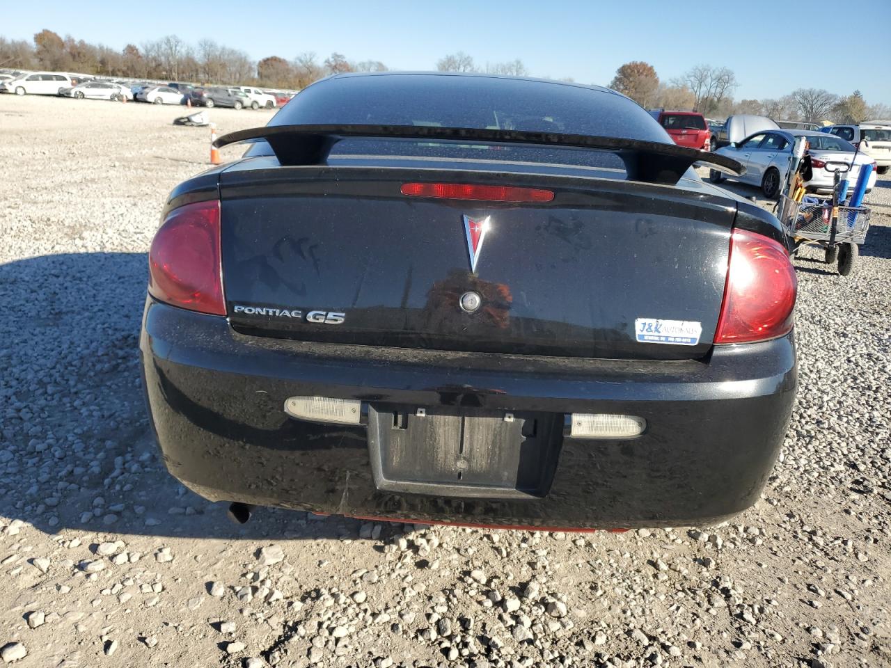 2007 Pontiac G5 Black vin: 1G2AL15F677234616