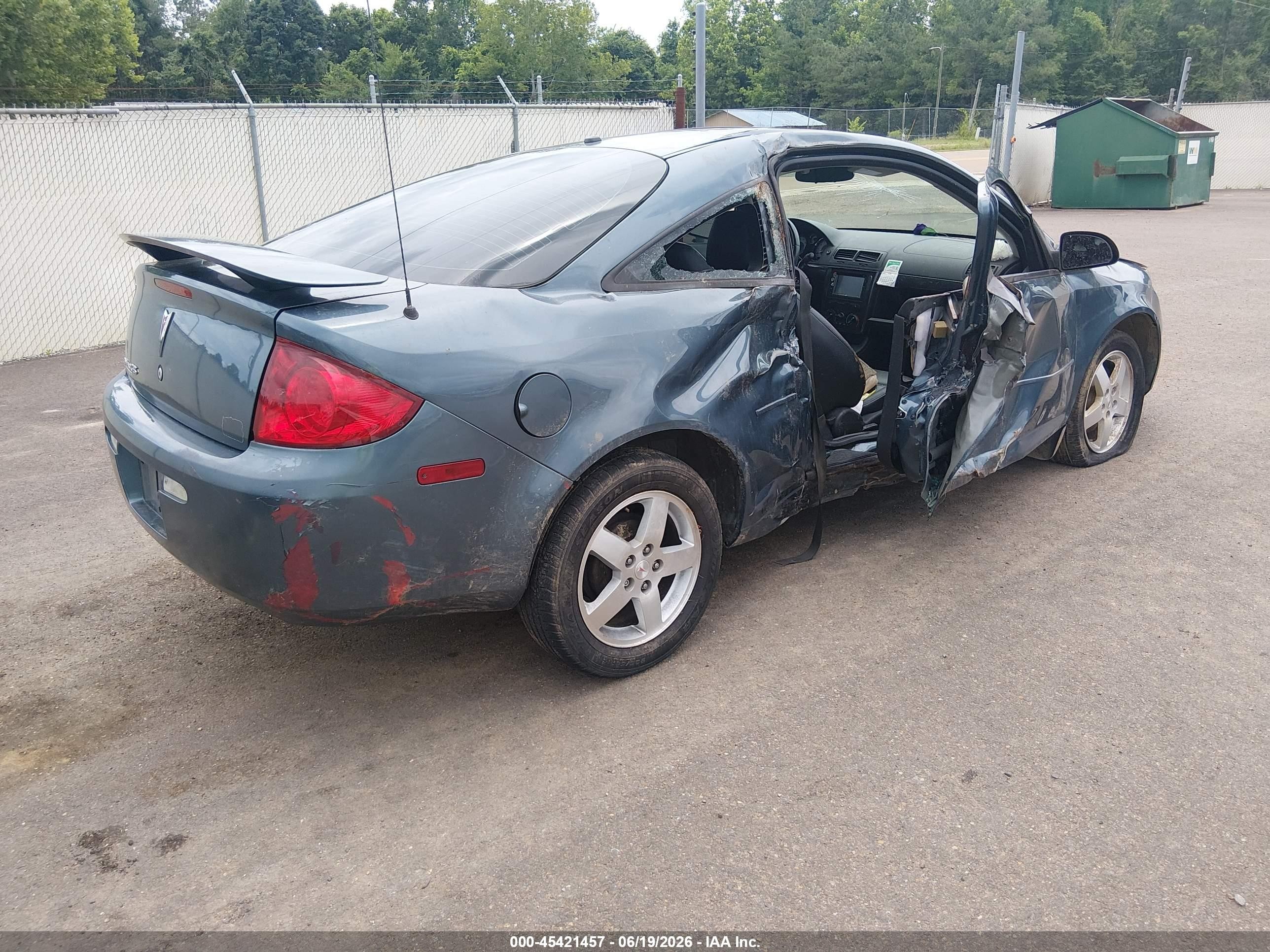 2007 Pontiac G5 Gray vin: 1G2AL15F677255708