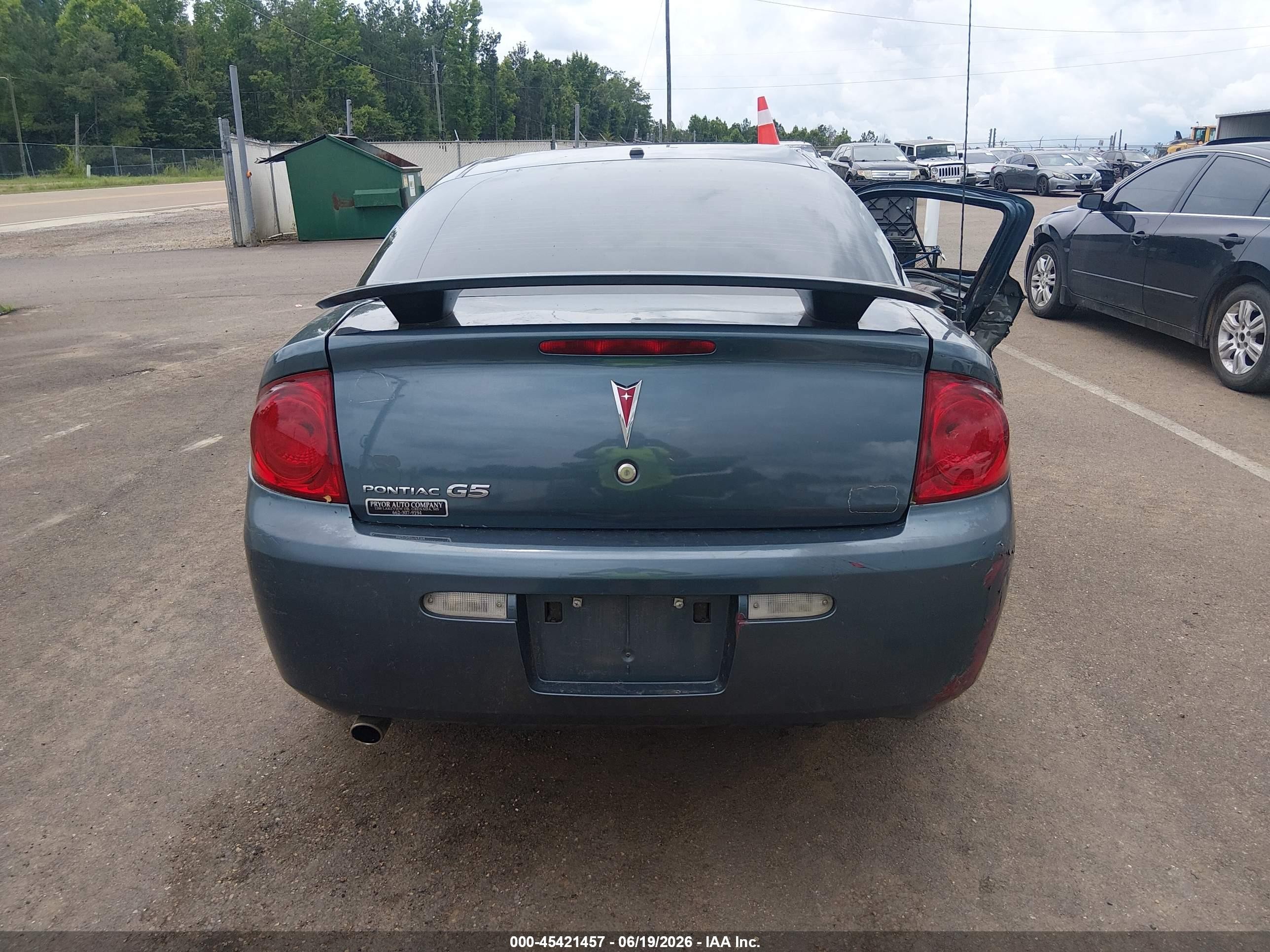 2007 Pontiac G5 Gray vin: 1G2AL15F677255708