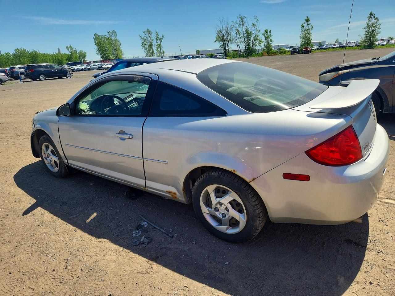 2008 Pontiac G5 Se Silver vin: 1G2AL15F687296504