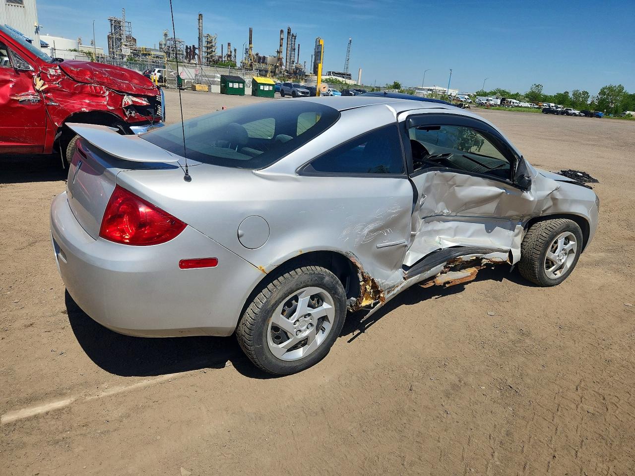 2008 Pontiac G5 Se Silver vin: 1G2AL15F687296504