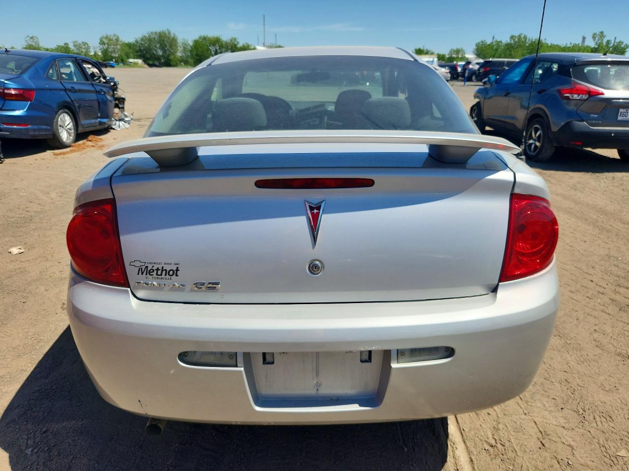 2008 Pontiac G5 Se Silver vin: 1G2AL15F687296504