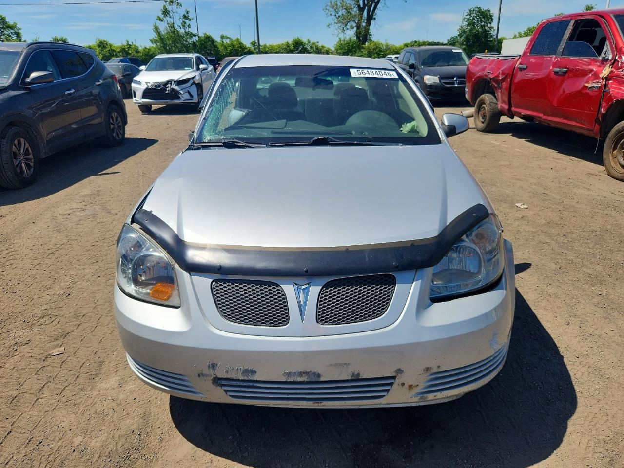 2008 Pontiac G5 Se Silver vin: 1G2AL15F687296504