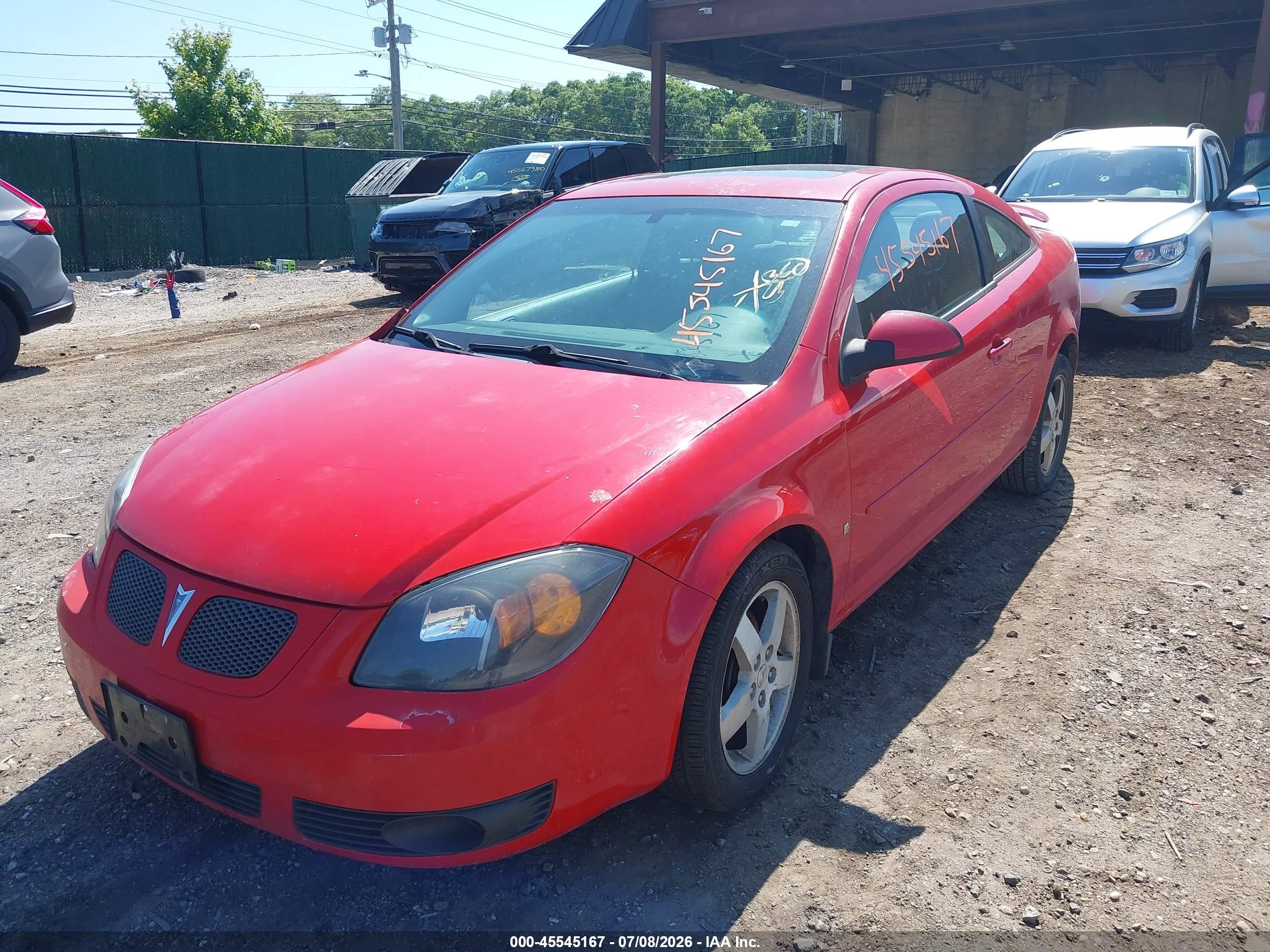 2007 Pontiac G5   Red vin: 1G2AL15F777300252