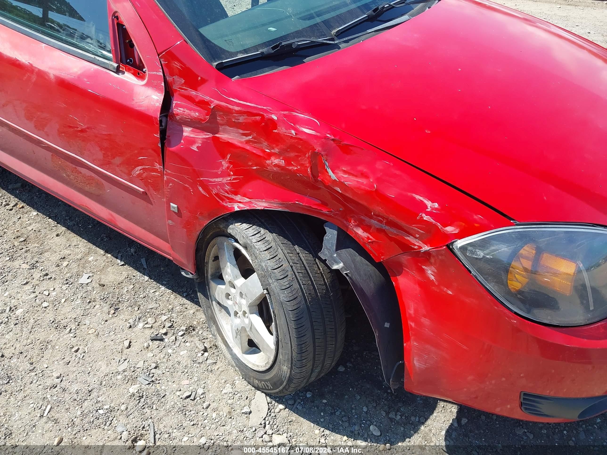 2007 Pontiac G5   Red vin: 1G2AL15F777300252