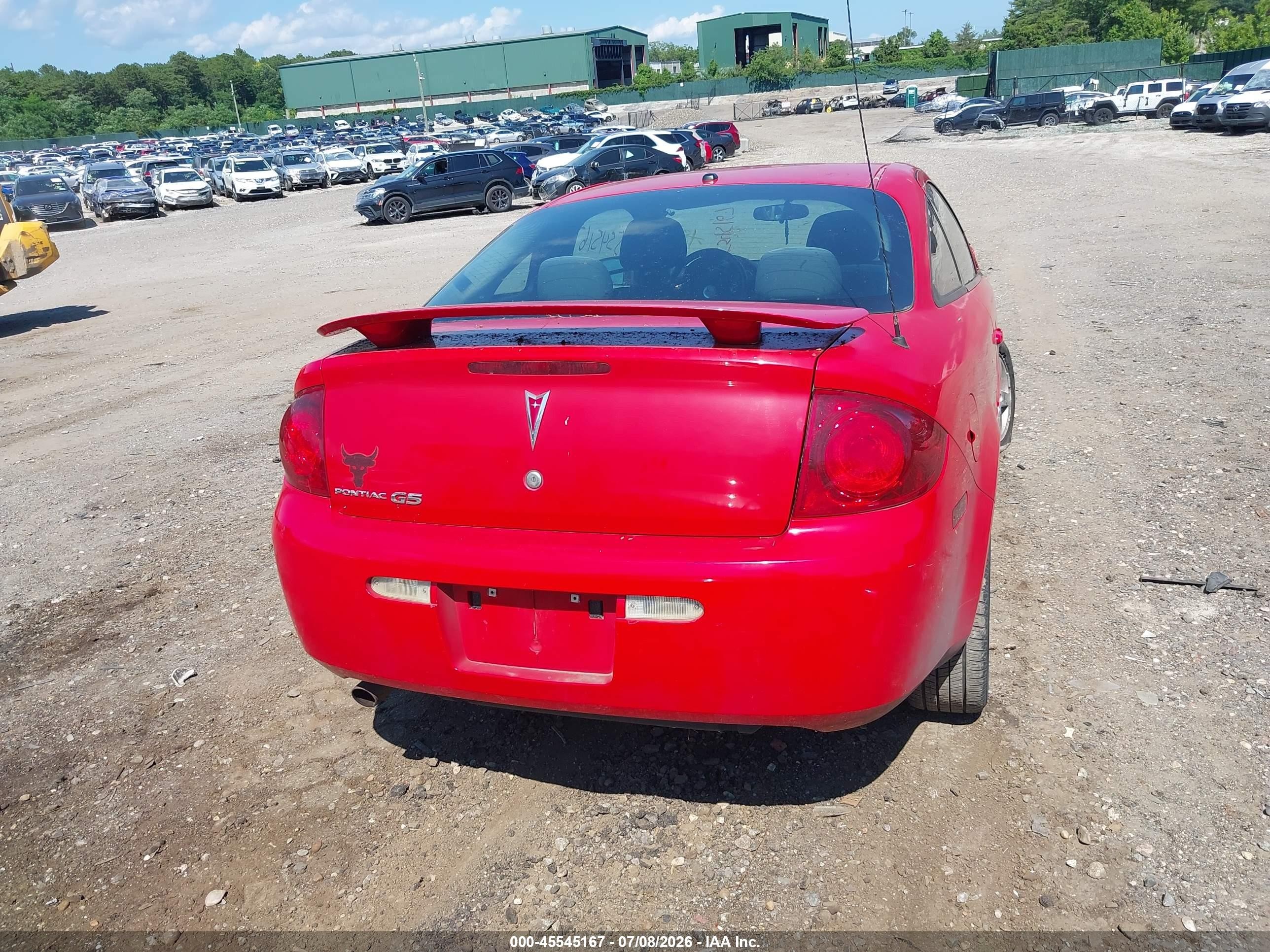 2007 Pontiac G5   Red vin: 1G2AL15F777300252