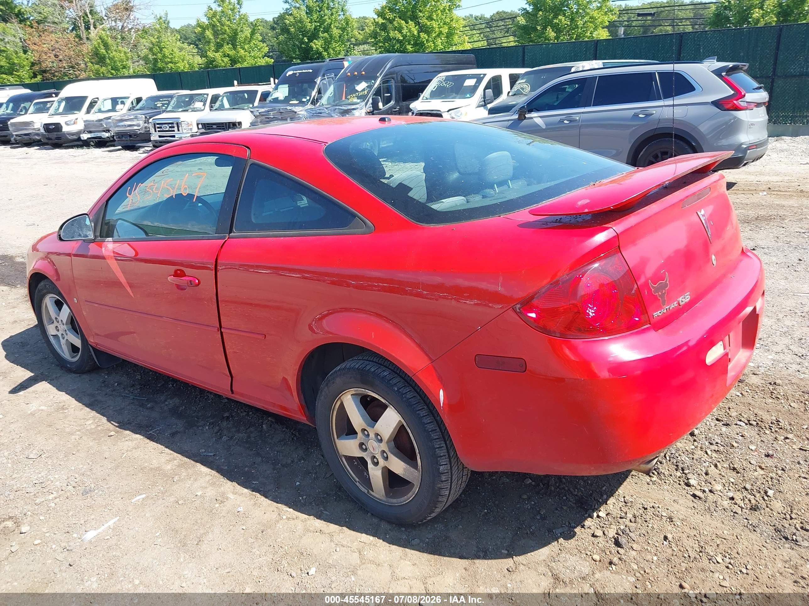 2007 Pontiac G5   Red vin: 1G2AL15F777300252