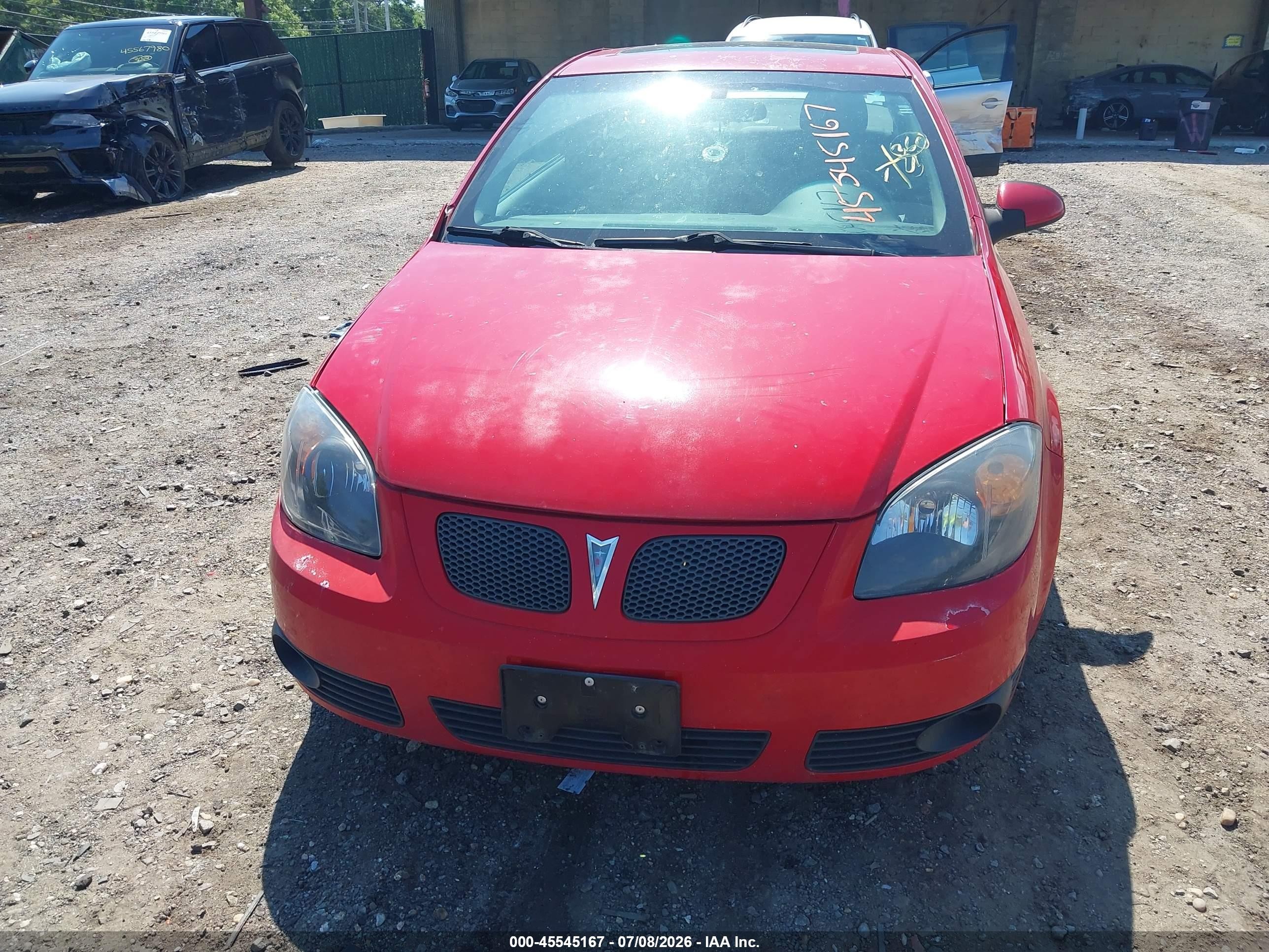 2007 Pontiac G5   Red vin: 1G2AL15F777300252
