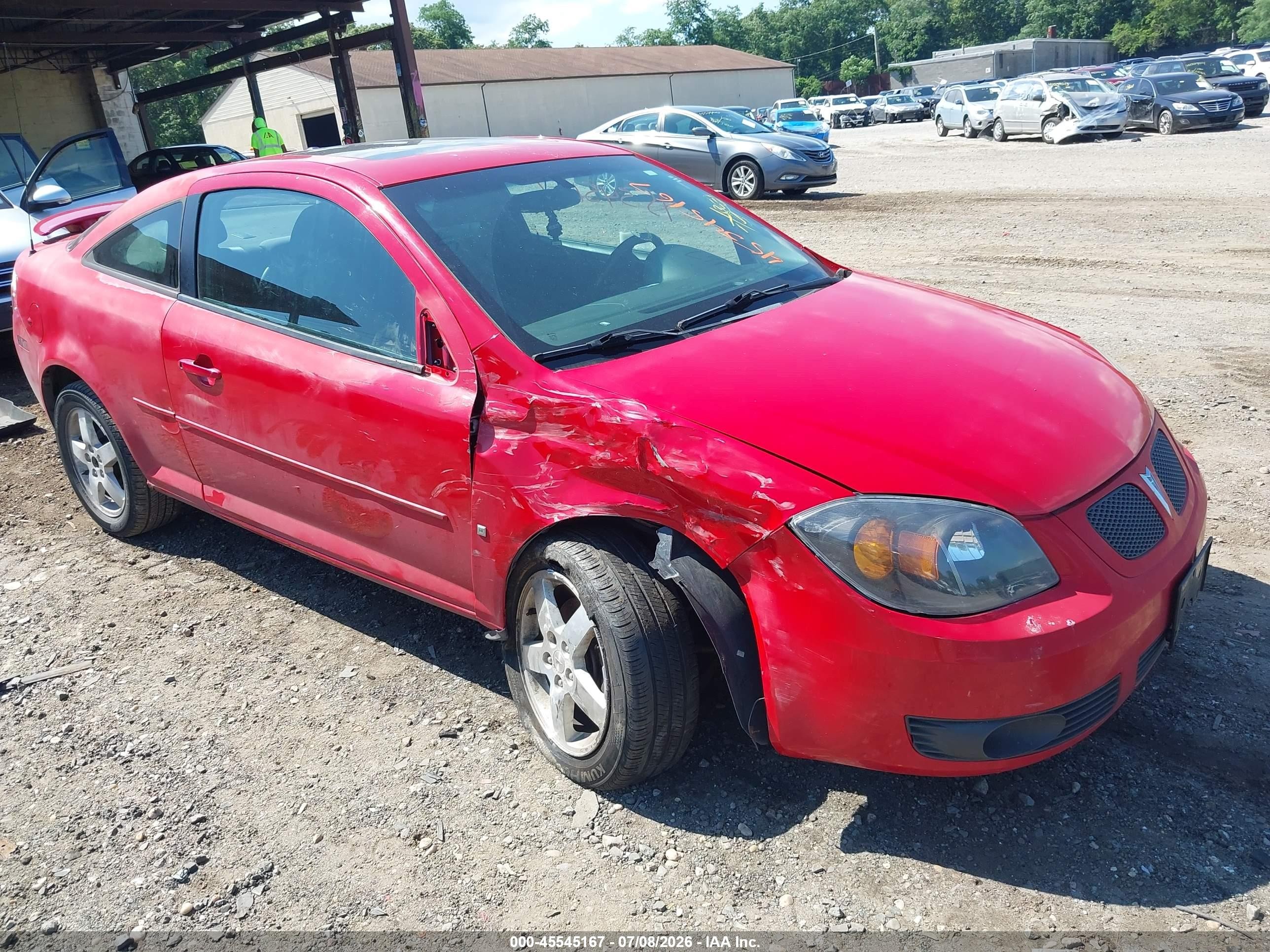 2007 Pontiac G5   Red vin: 1G2AL15F777300252