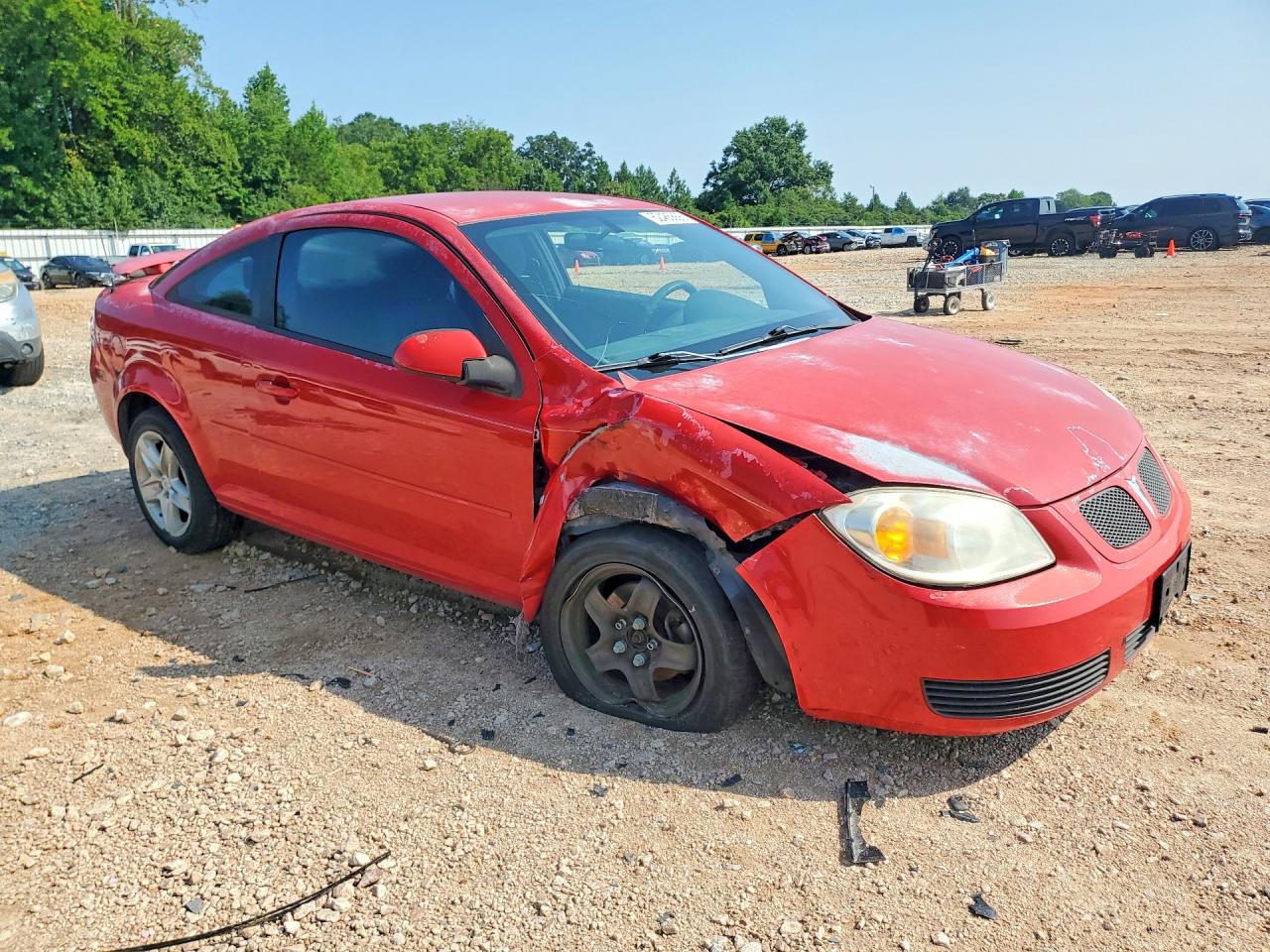 2007 Pontiac G5 Red vin: 1G2AL15F877282912