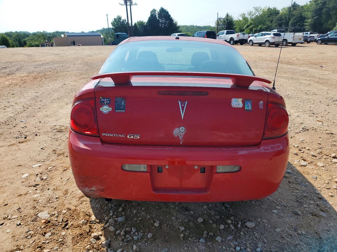 2007 Pontiac G5 Red vin: 1G2AL15F877282912