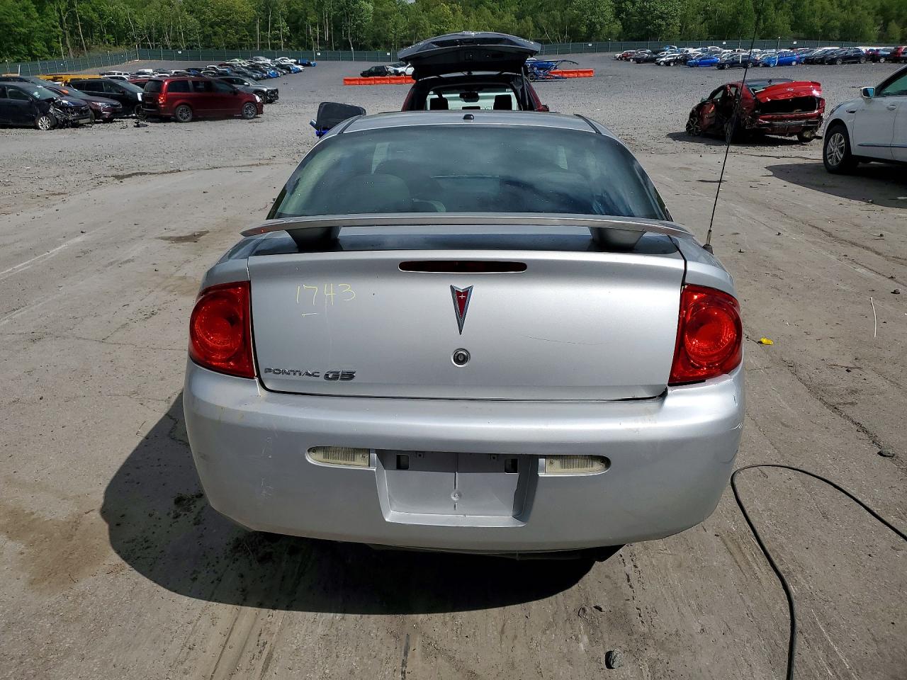 2008 Pontiac G5 Silver vin: 1G2AL18F087168948