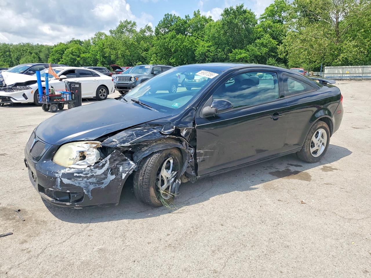 2008 Pontiac G5 Black vin: 1G2AL18F087246046