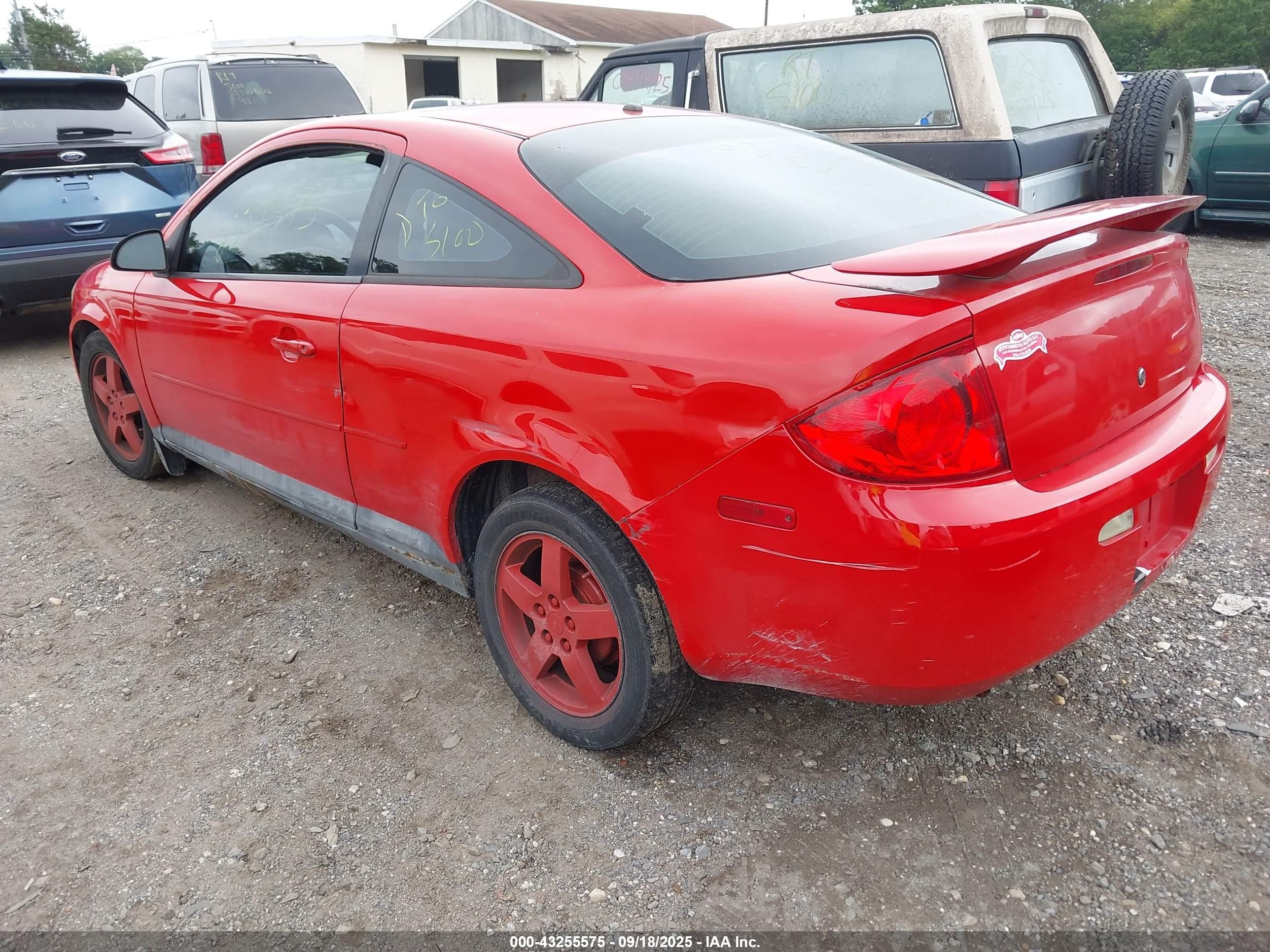 2008 Pontiac G5   Red vin: 1G2AL18F187224993