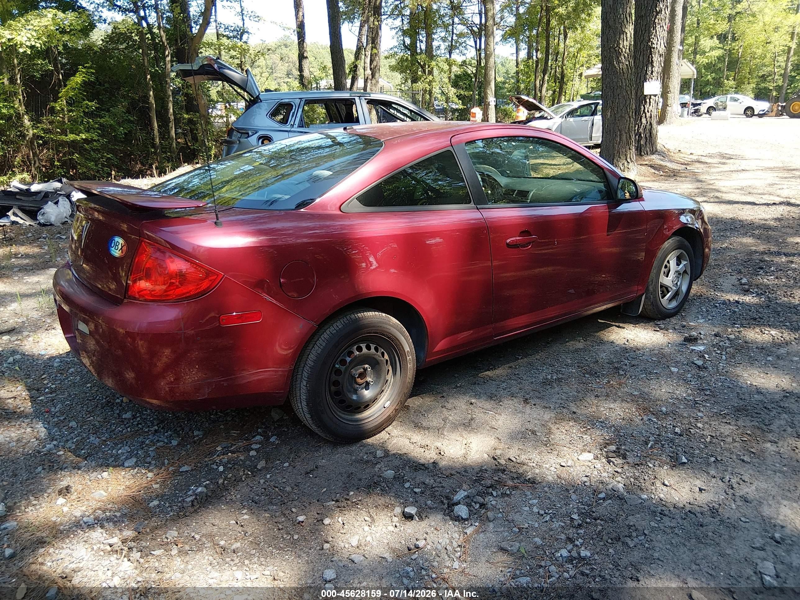 2008 Pontiac G5   Red vin: 1G2AL18F187339285