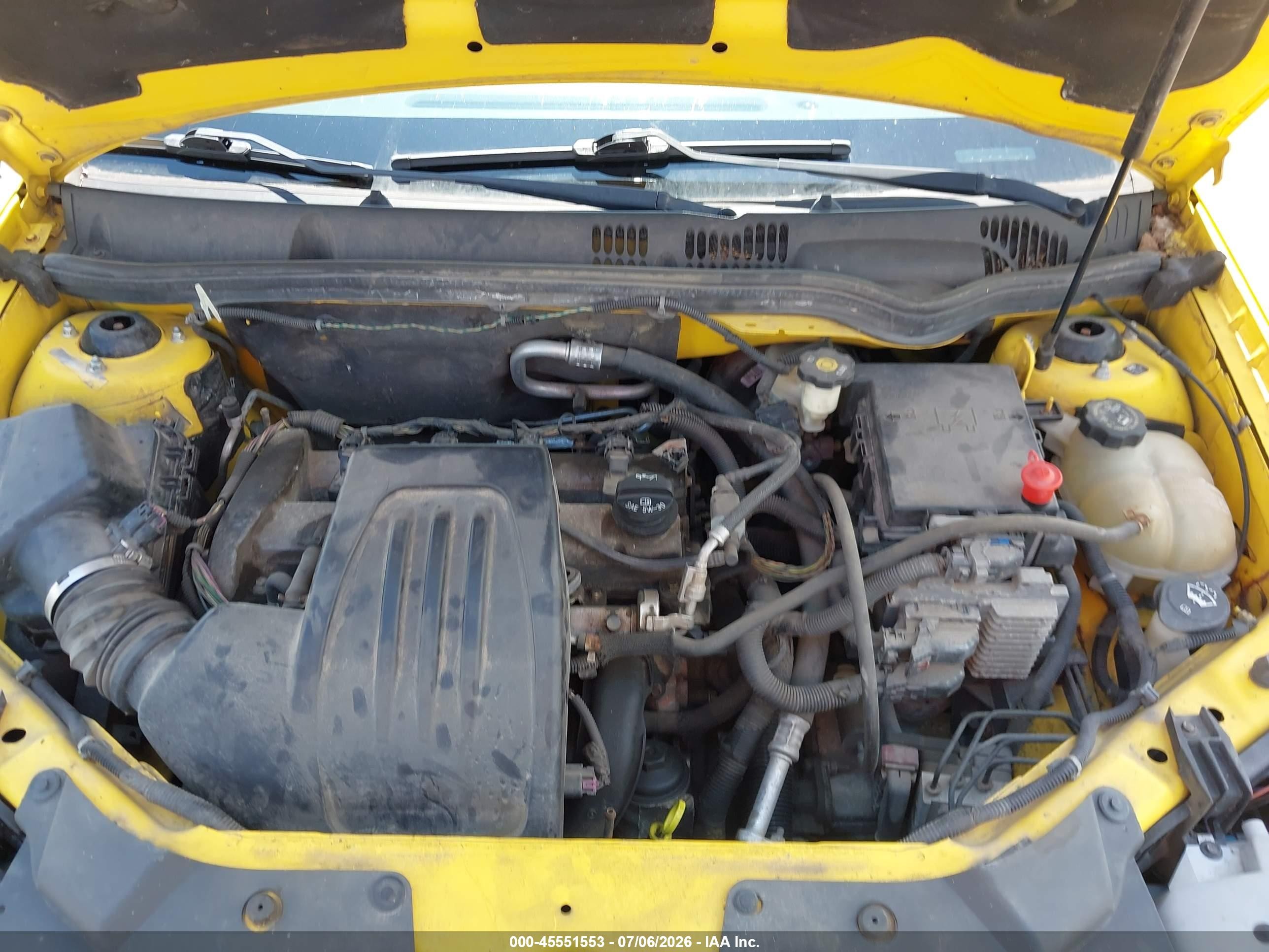 2008 Pontiac G5   Yellow vin: 1G2AL18F487198177