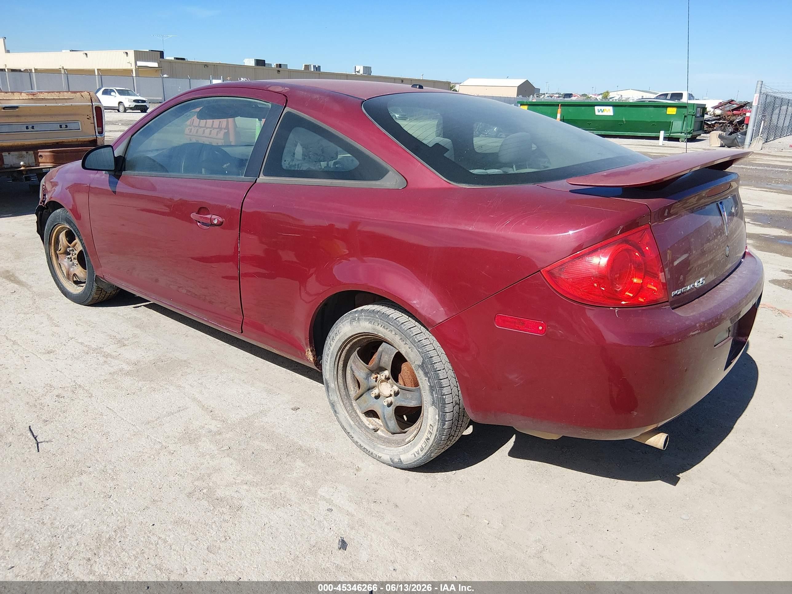 2008 Pontiac G5   Maroon vin: 1G2AL18F687123769