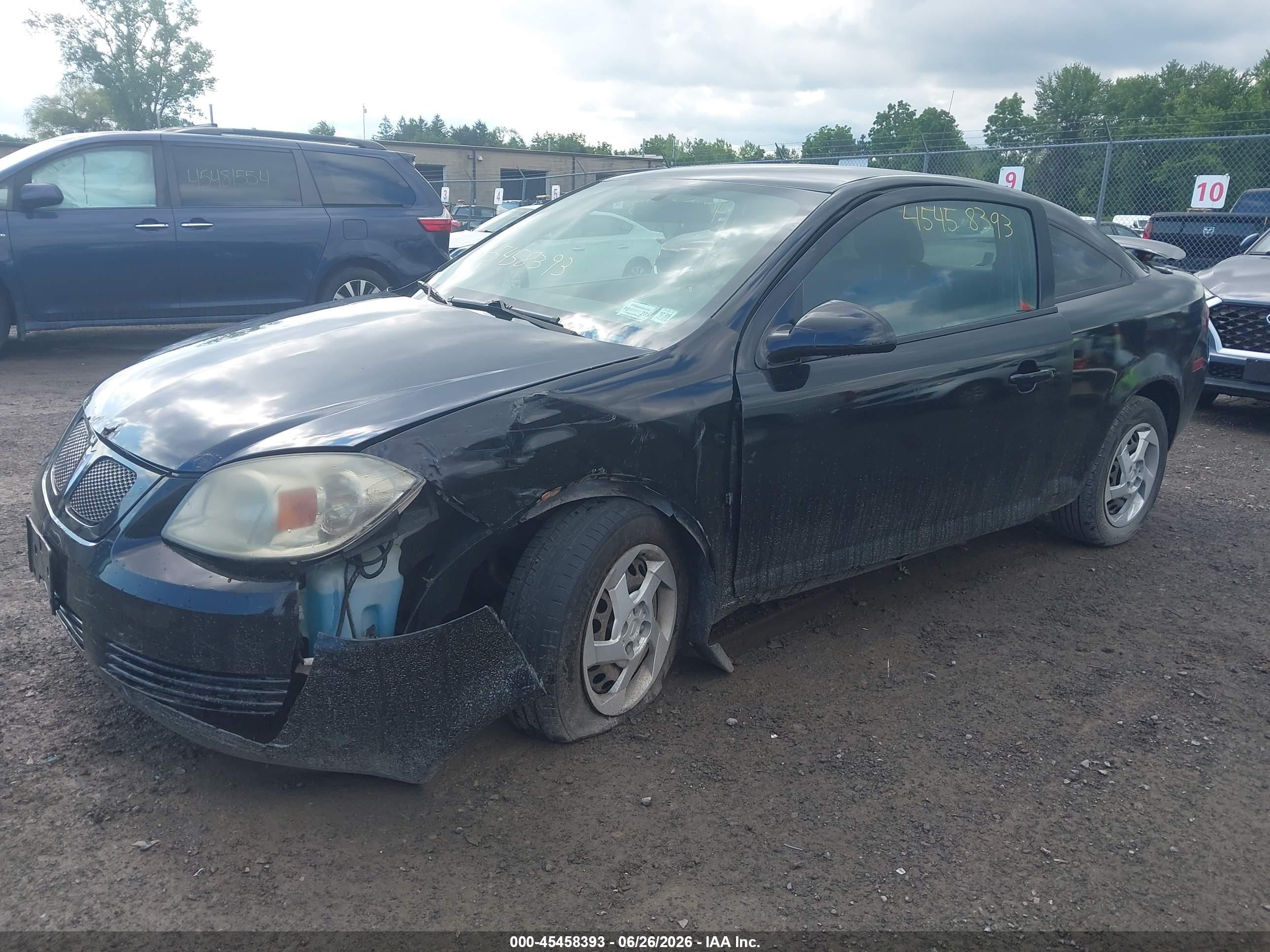 2008 Pontiac G5   Black vin: 1G2AL18F887101899
