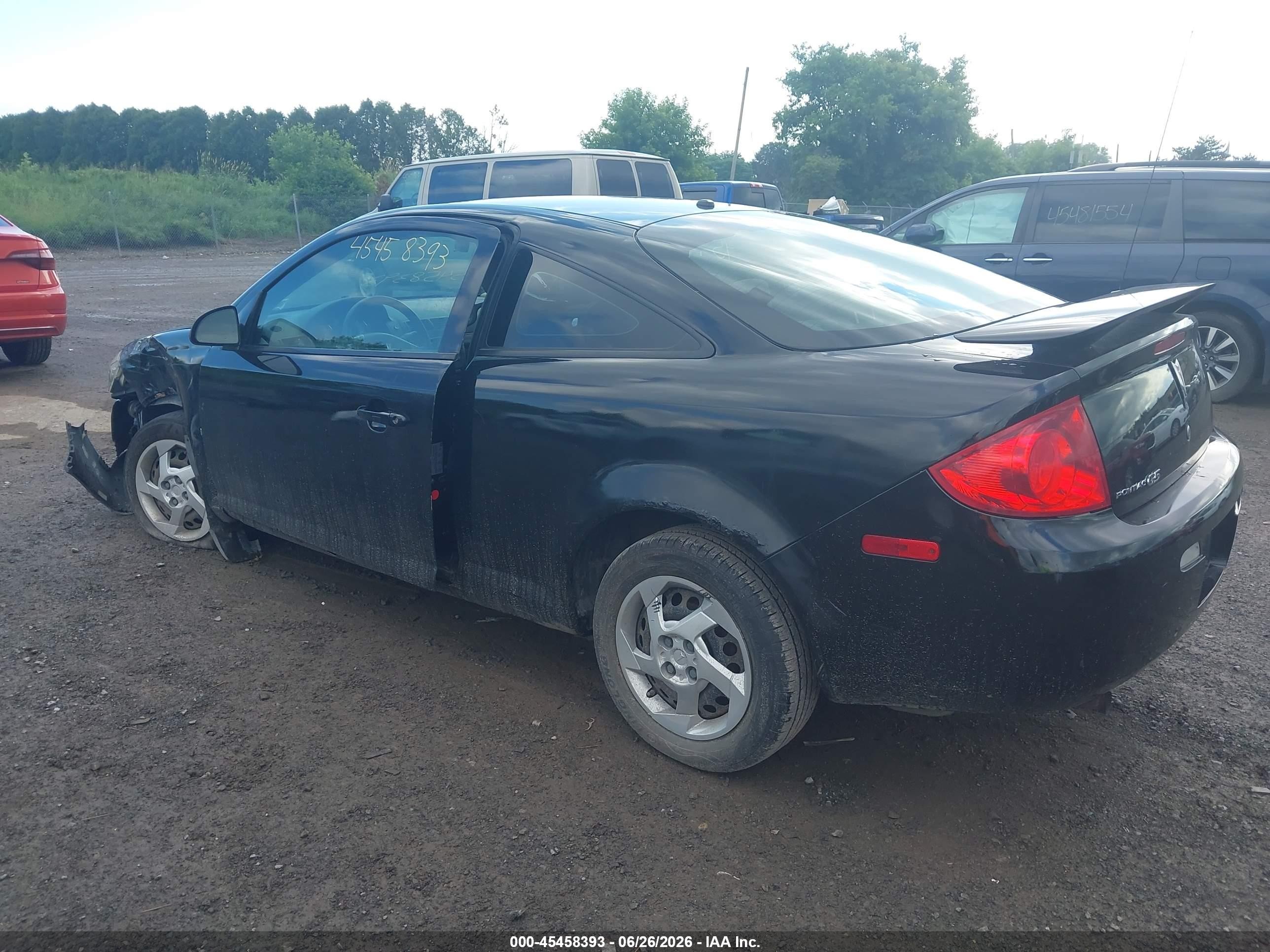 2008 Pontiac G5   Black vin: 1G2AL18F887101899