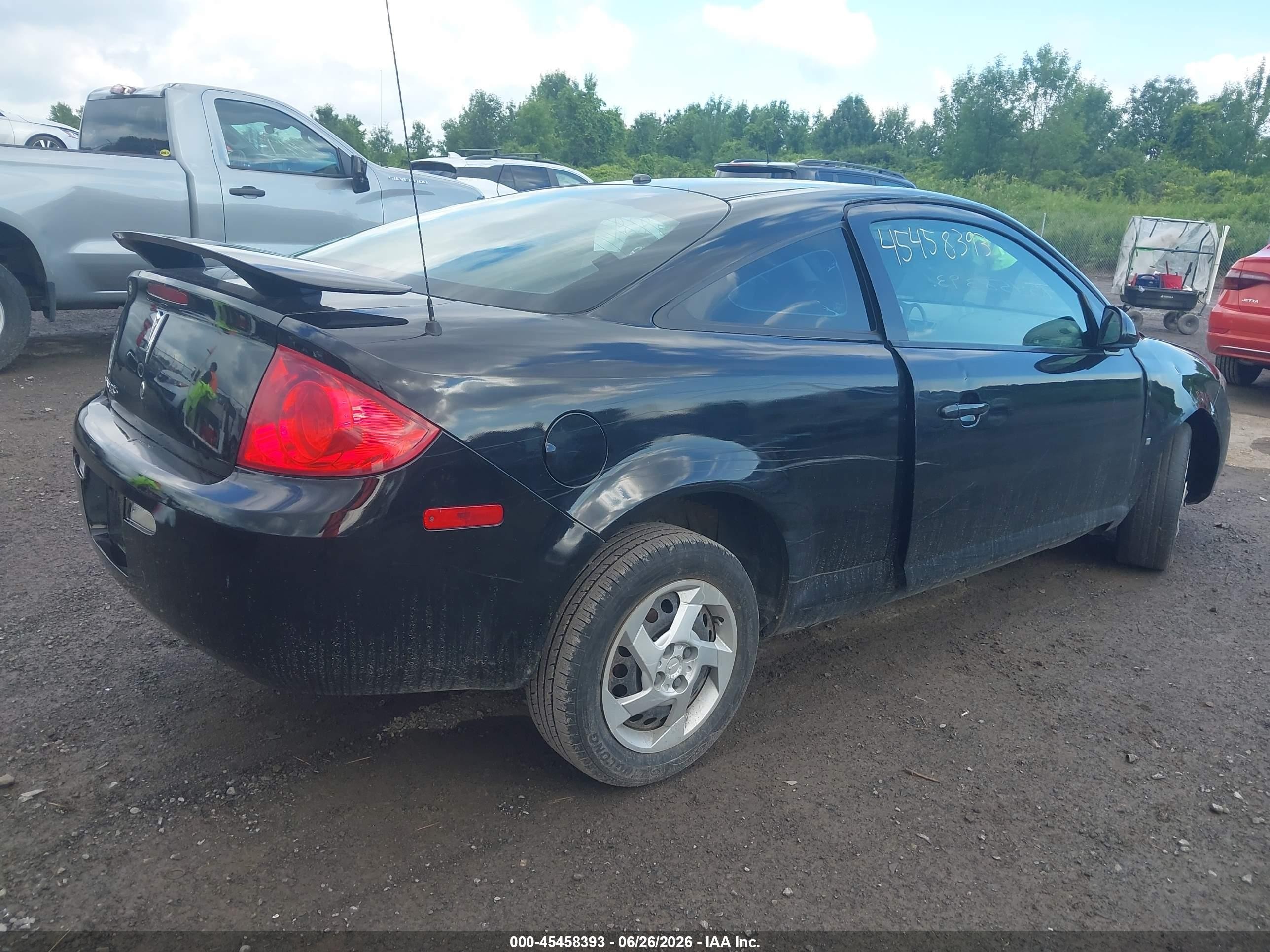 2008 Pontiac G5   Black vin: 1G2AL18F887101899