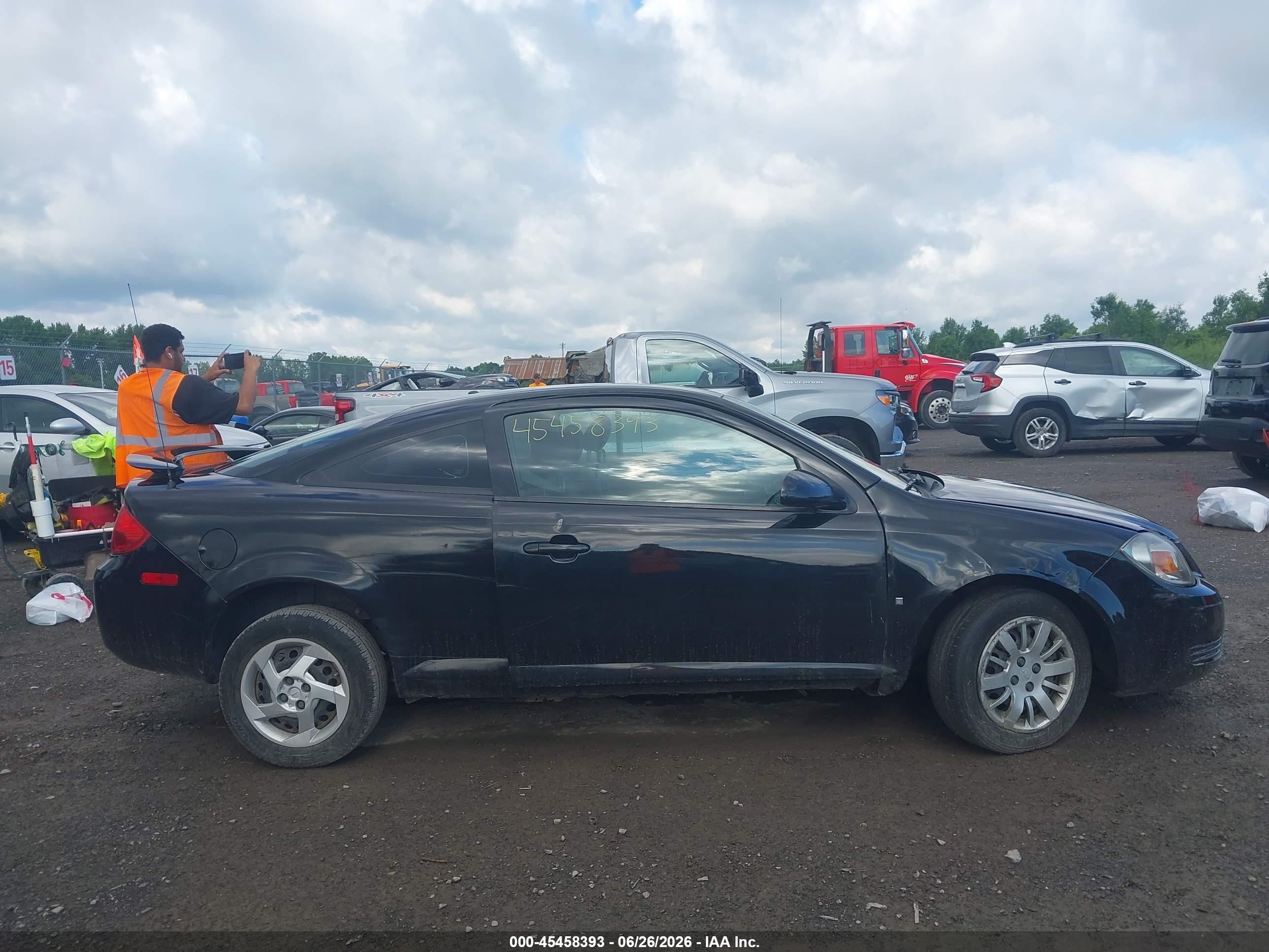 2008 Pontiac G5   Black vin: 1G2AL18F887101899
