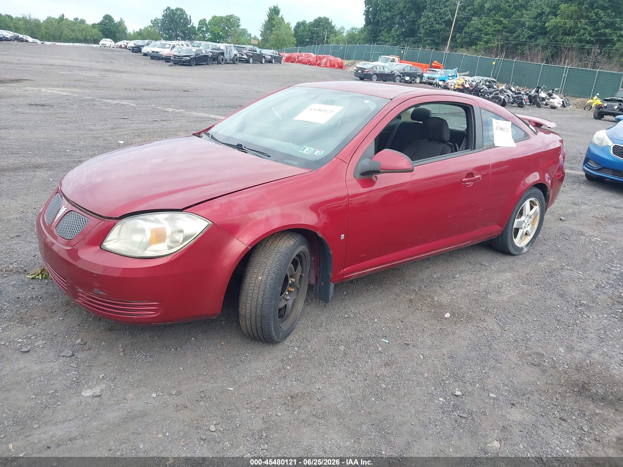 2008 Pontiac G5   Красный vin: 1G2AL18F887249227