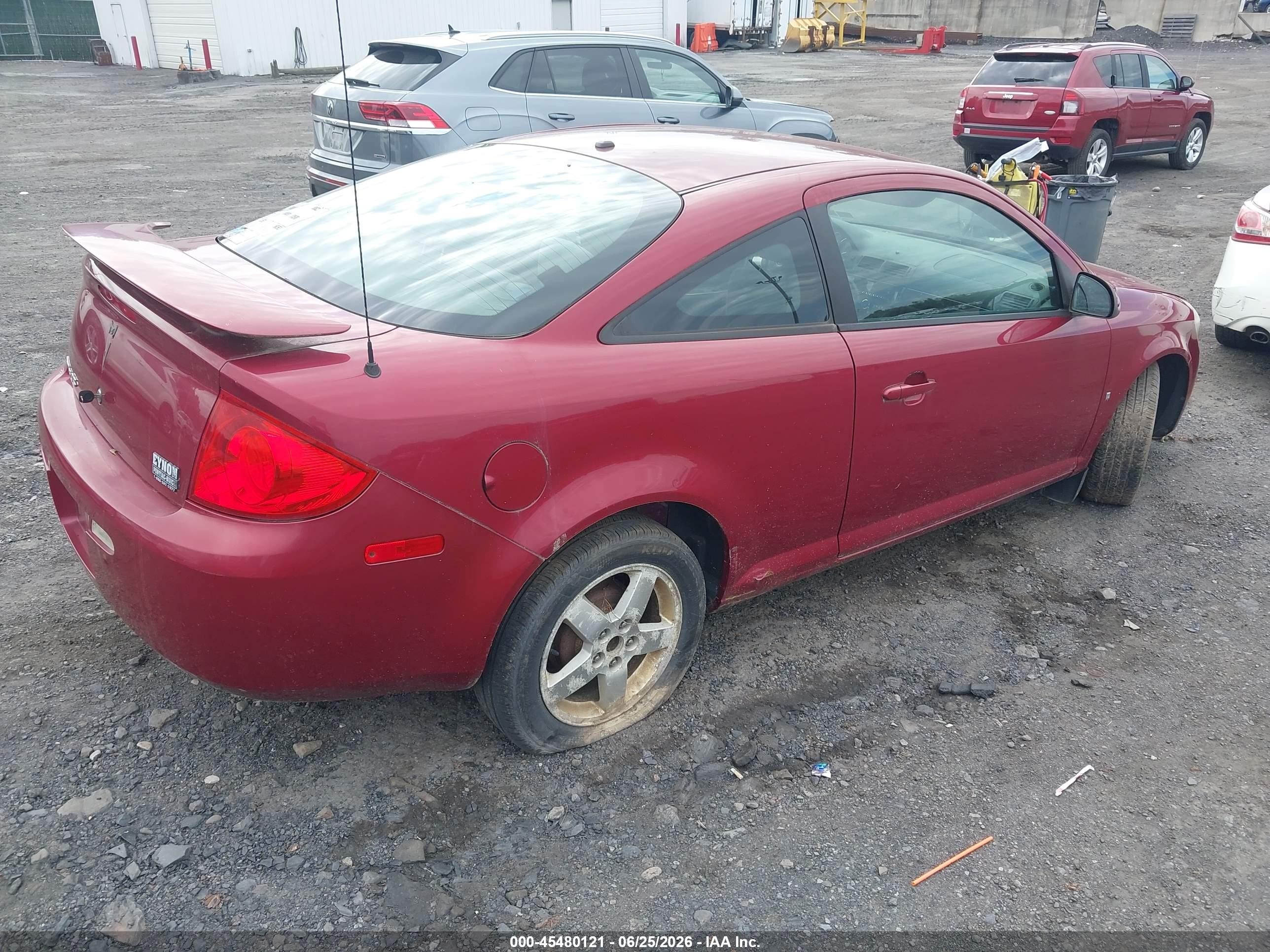 2008 Pontiac G5   Красный vin: 1G2AL18F887249227