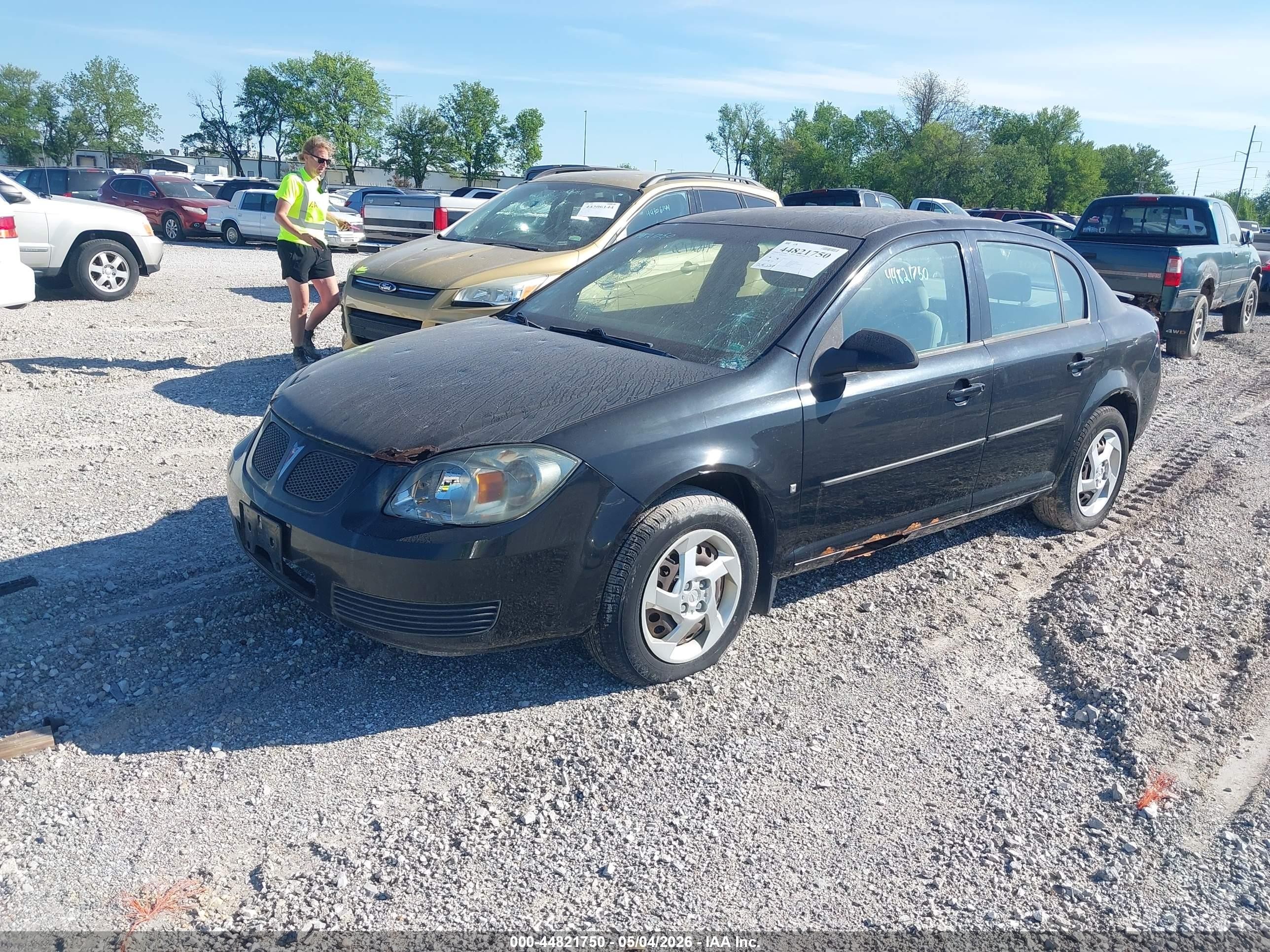 2007 Pontiac G5 Se Black vin: 1G2AL55F677414668