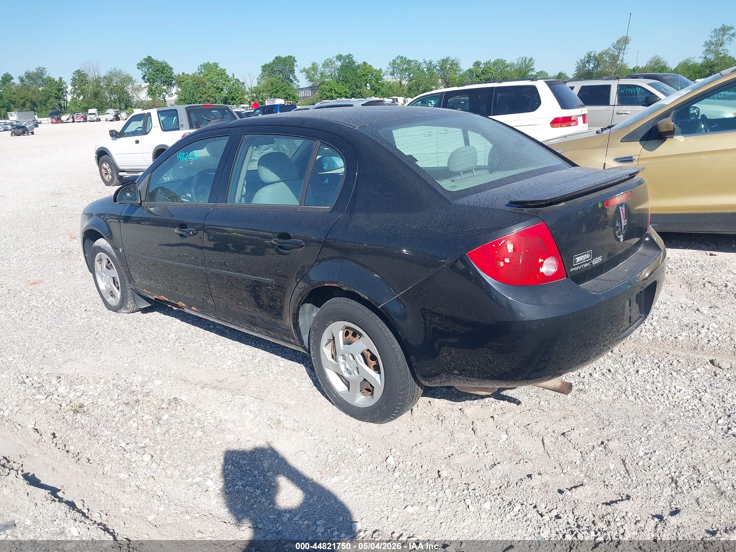 2007 Pontiac G5 Se Black vin: 1G2AL55F677414668