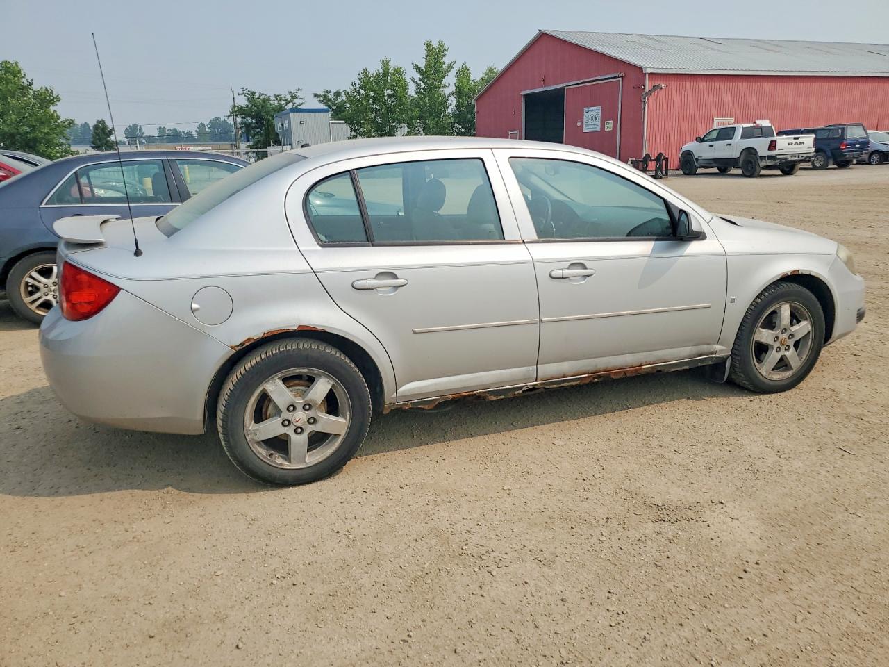 2008 Pontiac G5 Se Silver vin: 1G2AL55F687171333