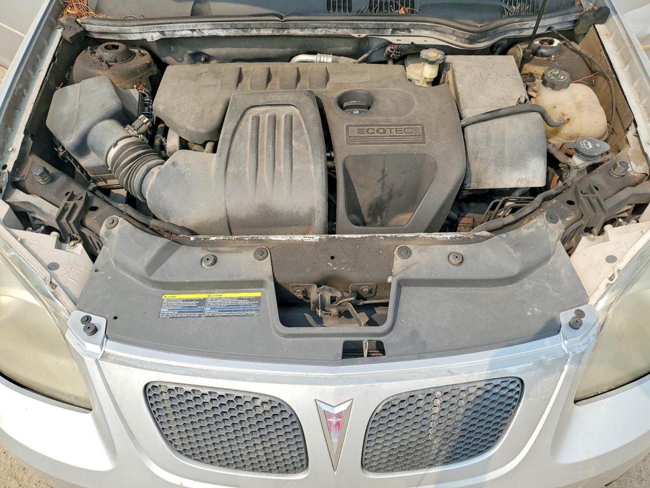 2008 Pontiac G5 Se Silver vin: 1G2AL55F687171333