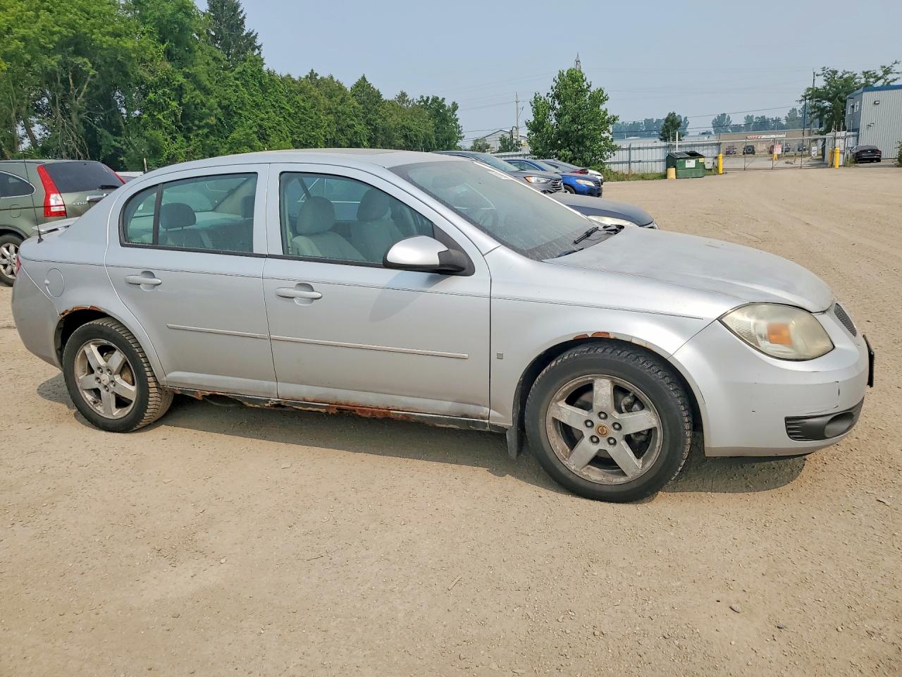 2008 Pontiac G5 Se Silver vin: 1G2AL55F687171333