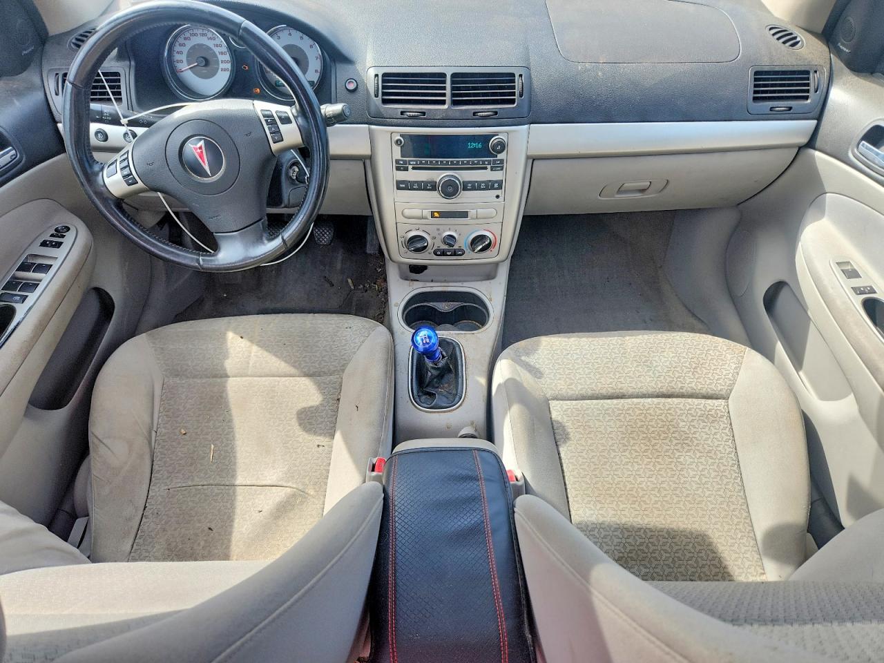 2008 Pontiac G5 Se Gray vin: 1G2AL55F687283517