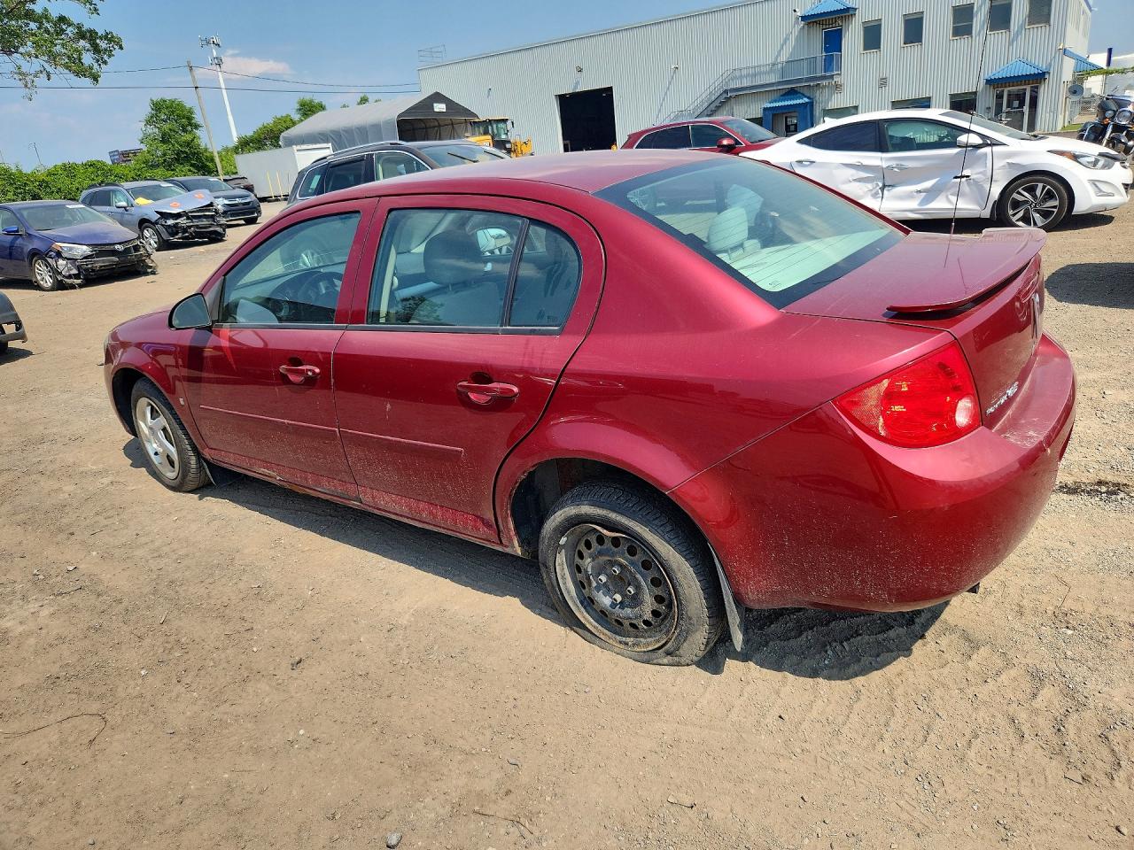 2008 Pontiac G5 Se Burgundy vin: 1G2AL55FX87349499