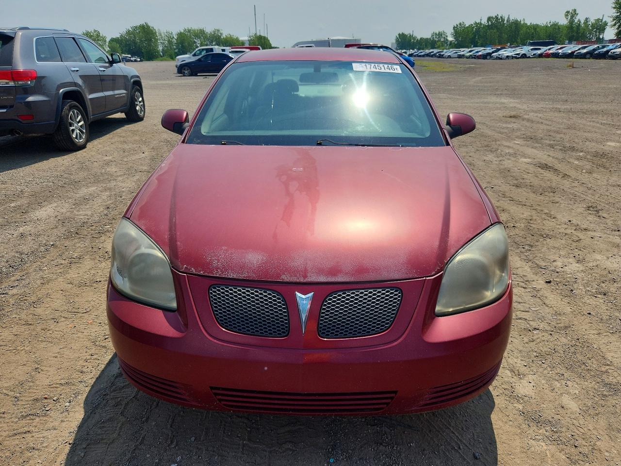 2008 Pontiac G5 Se Burgundy vin: 1G2AL55FX87349499
