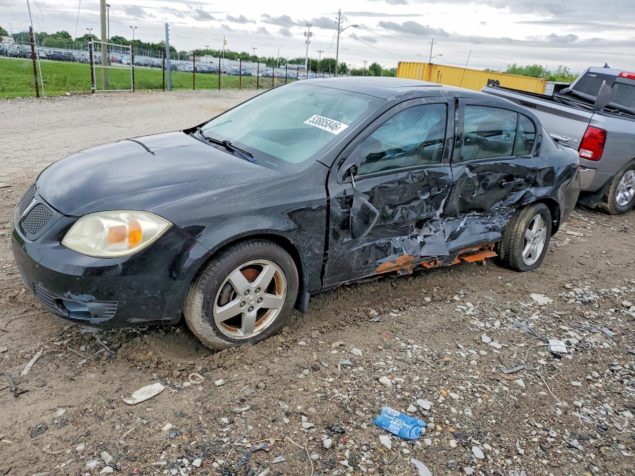 2007 Pontiac G5 Se Black vin: 1G2AL58F577389953