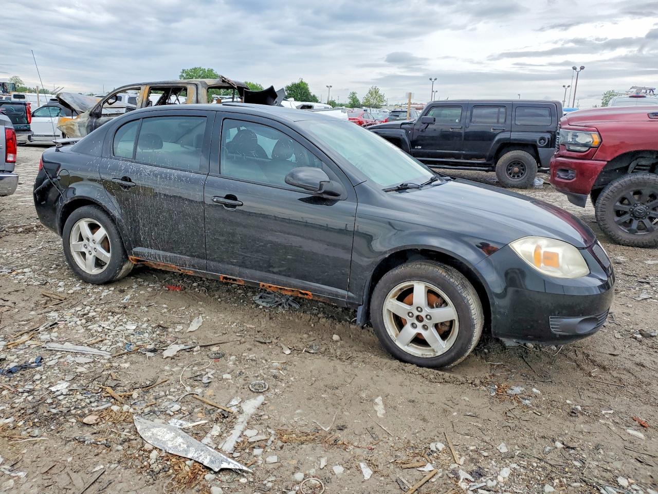 2007 Pontiac G5 Se Black vin: 1G2AL58F577389953