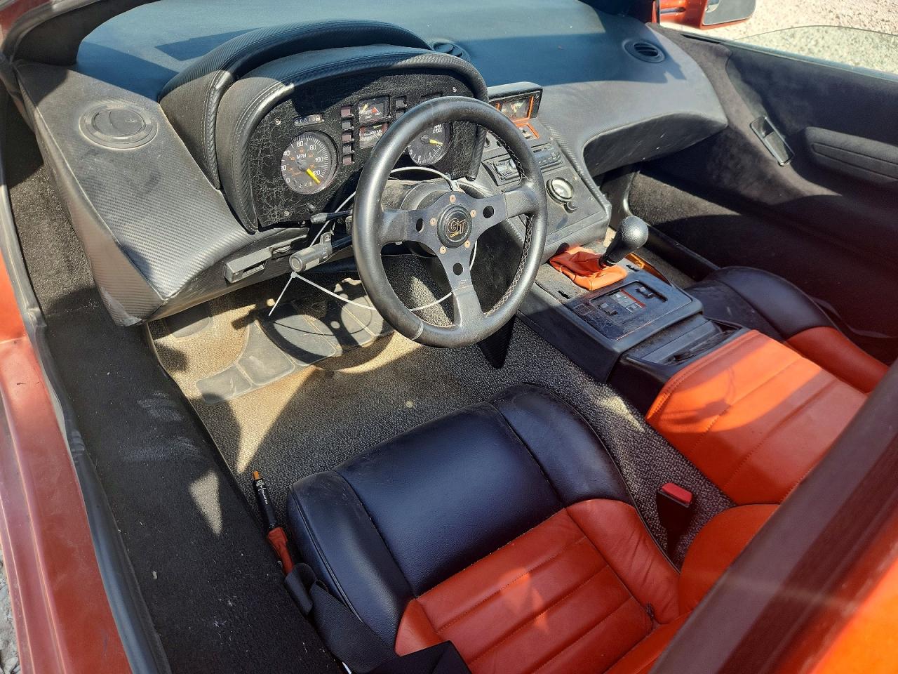 1984 Pontiac Fiero Sport Orange vin: 1G2AM37R9EP280390