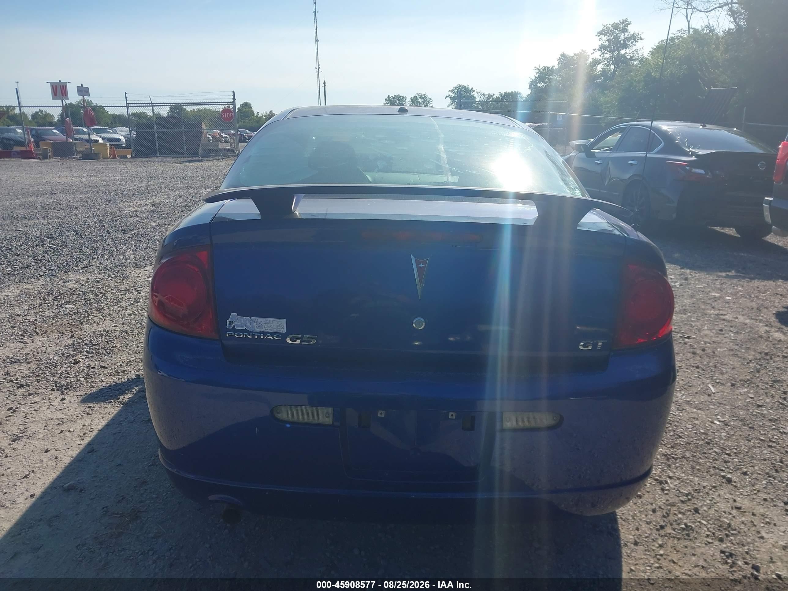 2007 Pontiac G5 Gt Black vin: 1G2AN15B177250178