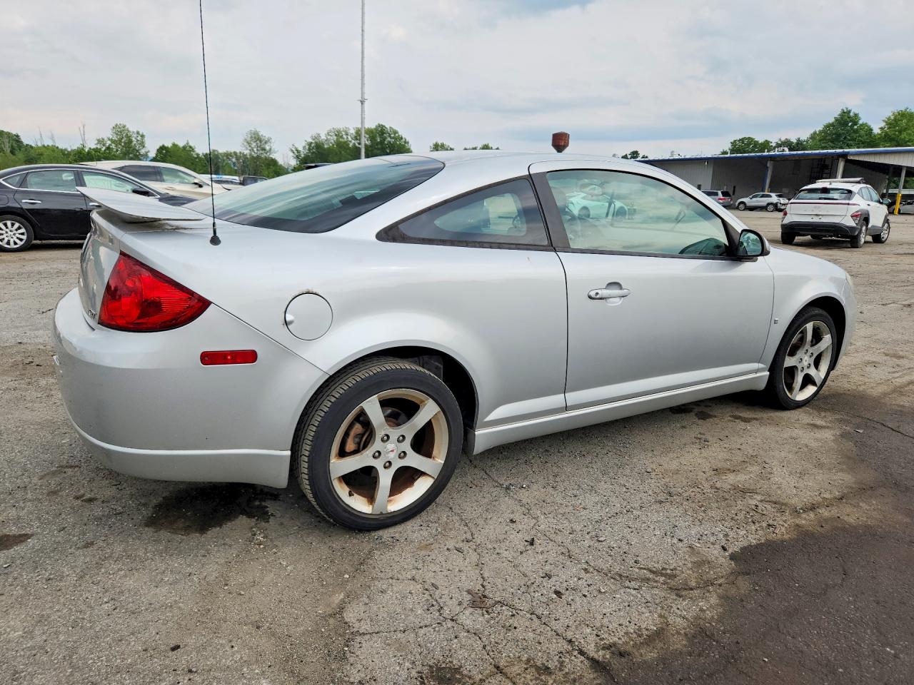 2007 Pontiac G5 Gt Silver vin: 1G2AN15B977152256