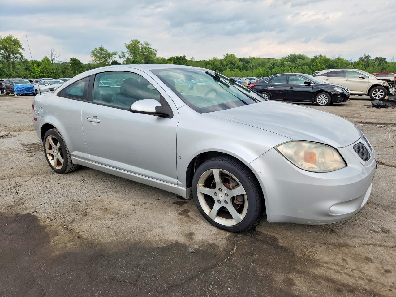 2007 Pontiac G5 Gt Silver vin: 1G2AN15B977152256