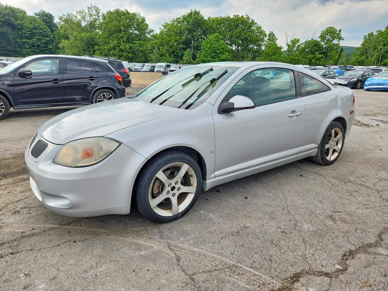2007 Pontiac G5 Gt Silver vin: 1G2AN15B977152256