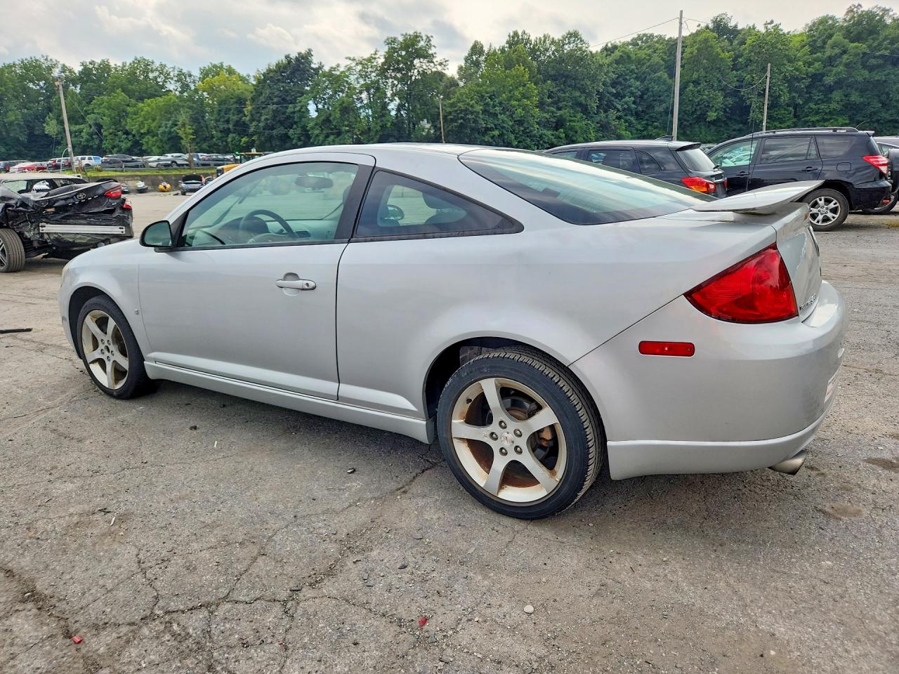 2007 Pontiac G5 Gt Silver vin: 1G2AN15B977152256