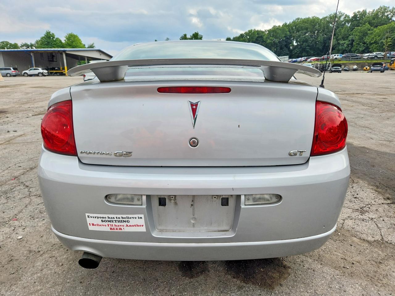 2007 Pontiac G5 Gt Silver vin: 1G2AN15B977152256