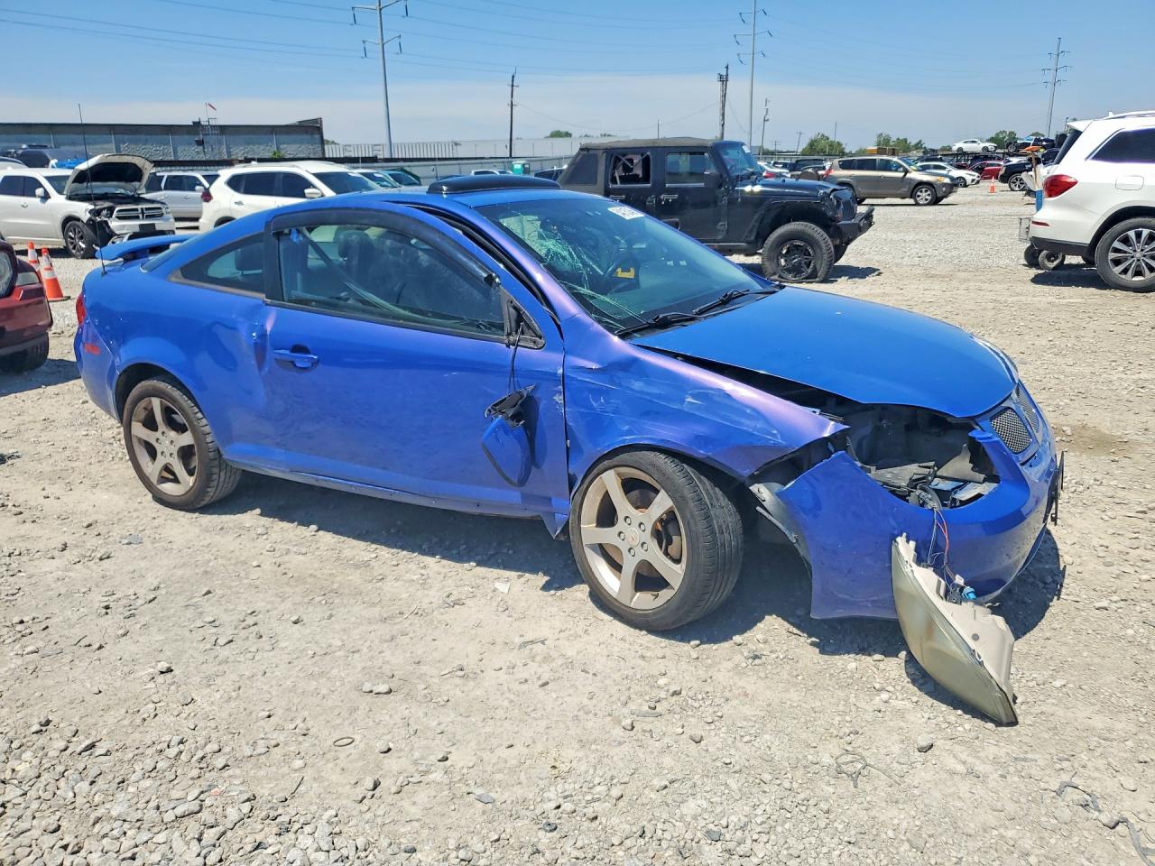 2008 Pontiac G5 Gt Blue vin: 1G2AN18B187124819